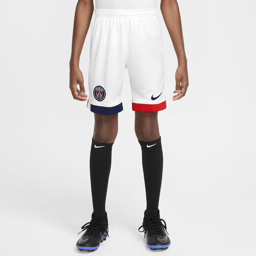 PSG Away-Nike, Paris Saint-Germain 2024/25 Stadium Away, Older Kids' Nike Dri-FIT Football Replica Shorts