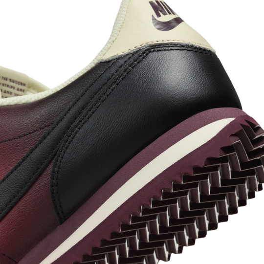 Maroon top cortez shoes