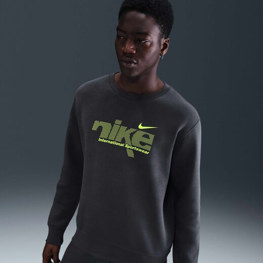 Men's Sweatshirts-Nike, Nike Sportswear Club, Men's Fleece Crew