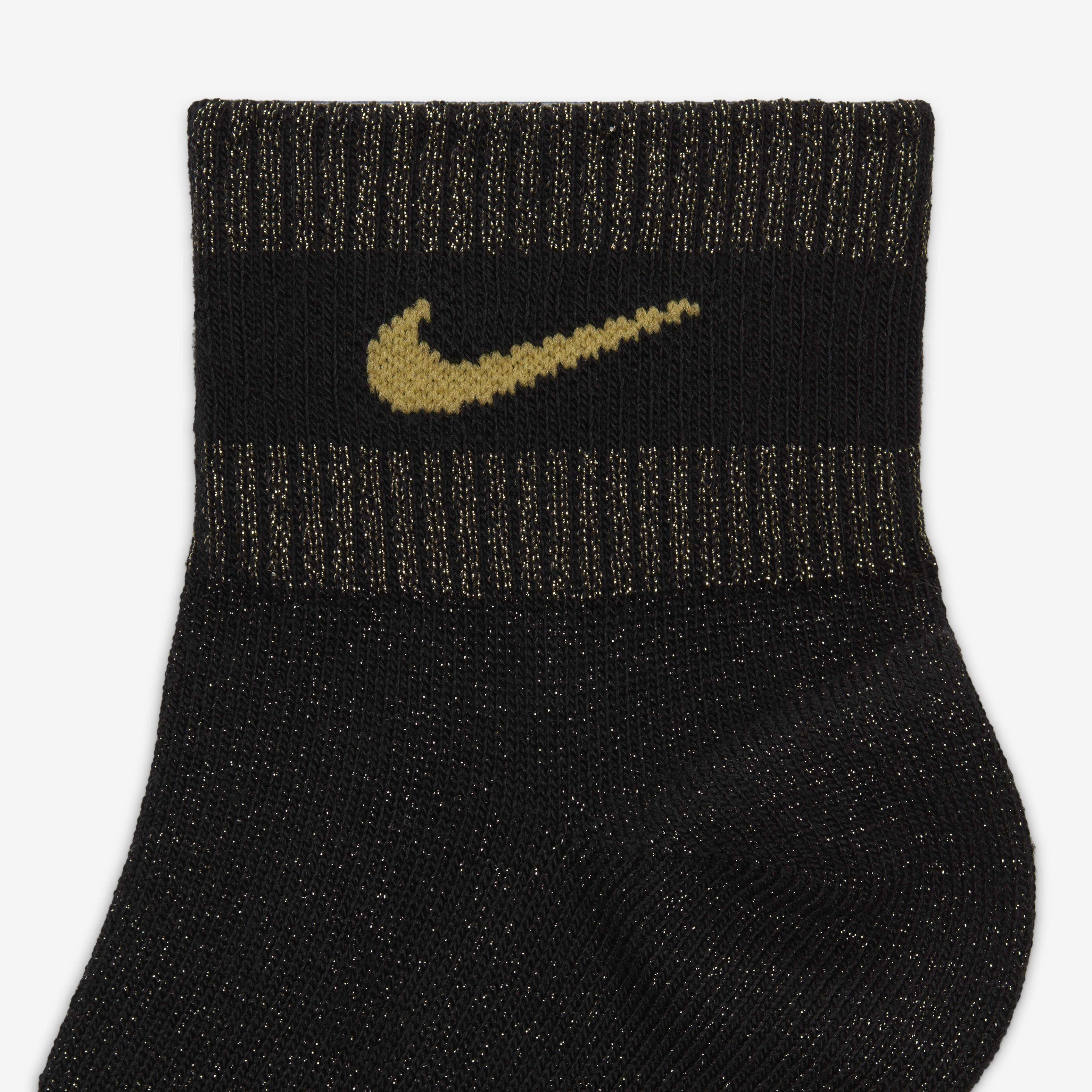 gold nike basketball socks