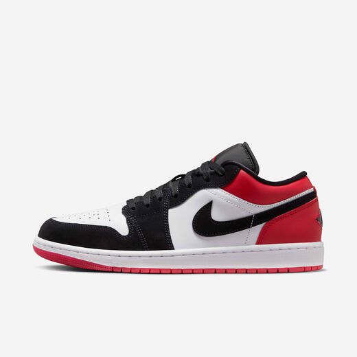 Air Jordan 1-JRDN, Air Jordan 1 Low 'Black Toe', Men's Shoes