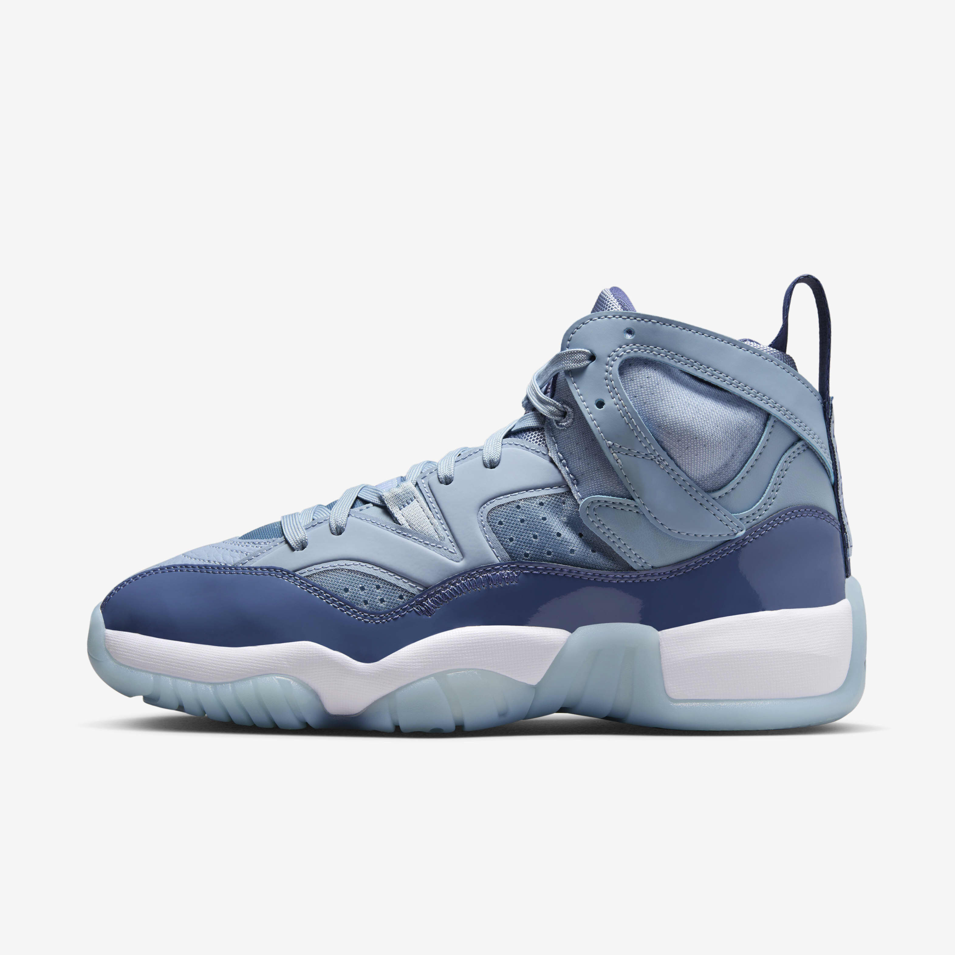 Buy Jumpman Two Trey Women s Shoes Blue Grey Ice Blue White Diffused Blue Nike Saudi Official