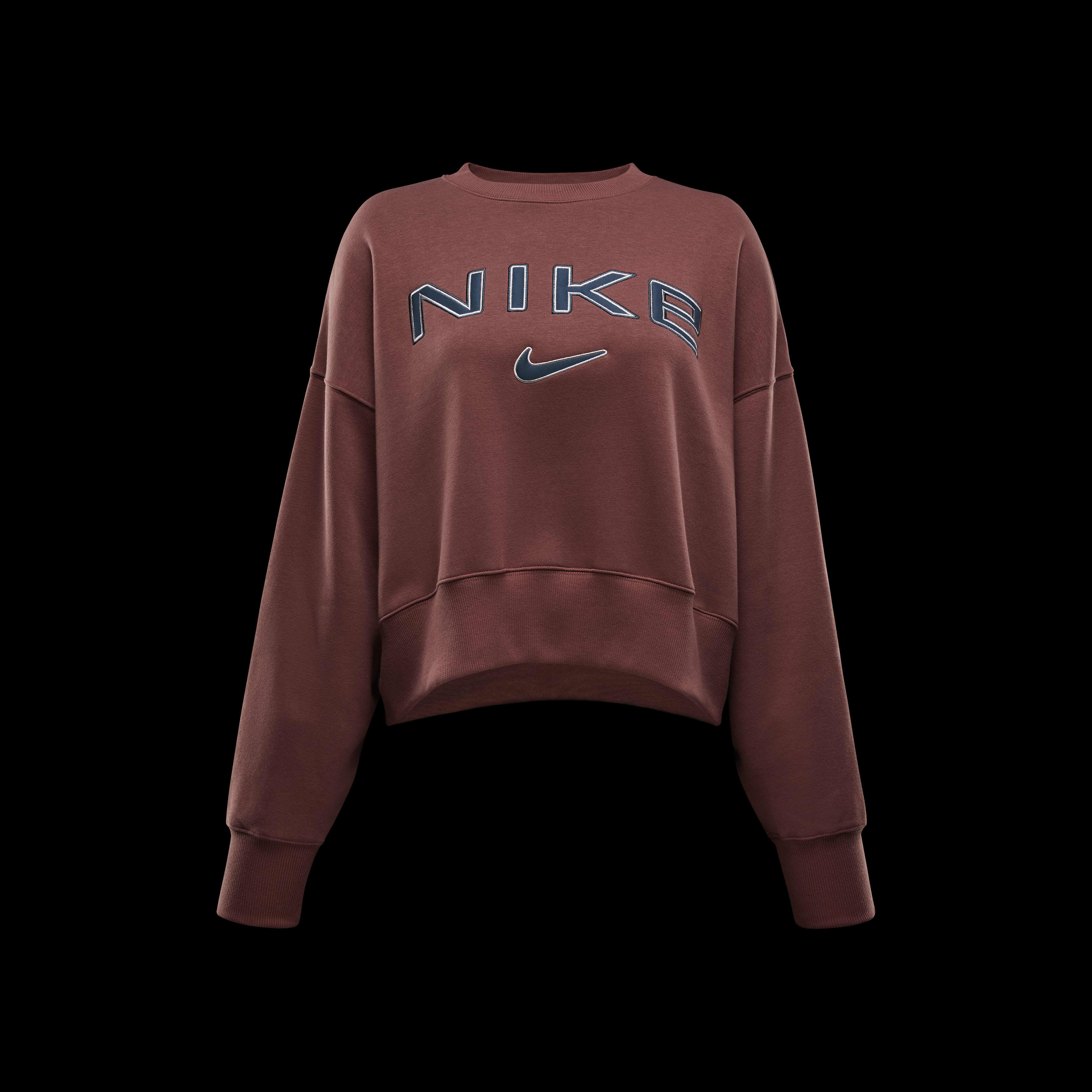 Buy Nike Sportswear Phoenix Fleece Women s Over Oversized Crew Neck Logo Sweatshirt Nike Saudi Official