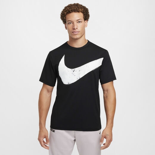 T-Shirts & Tops-Nike, Nike Hyverse Swoosh, Men's Dri-FIT Short-sleeve Fitness Top