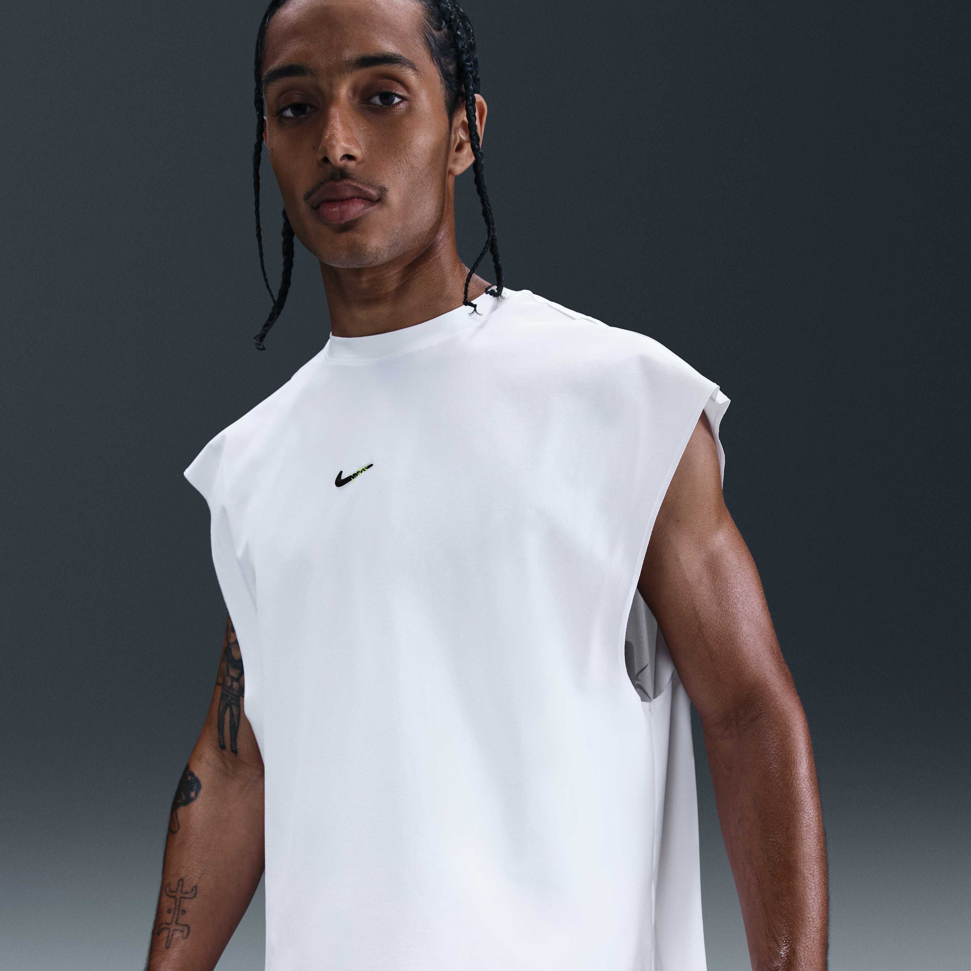 Buy Nike Men's Dri-FIT Sleeveless Basketball Top - White