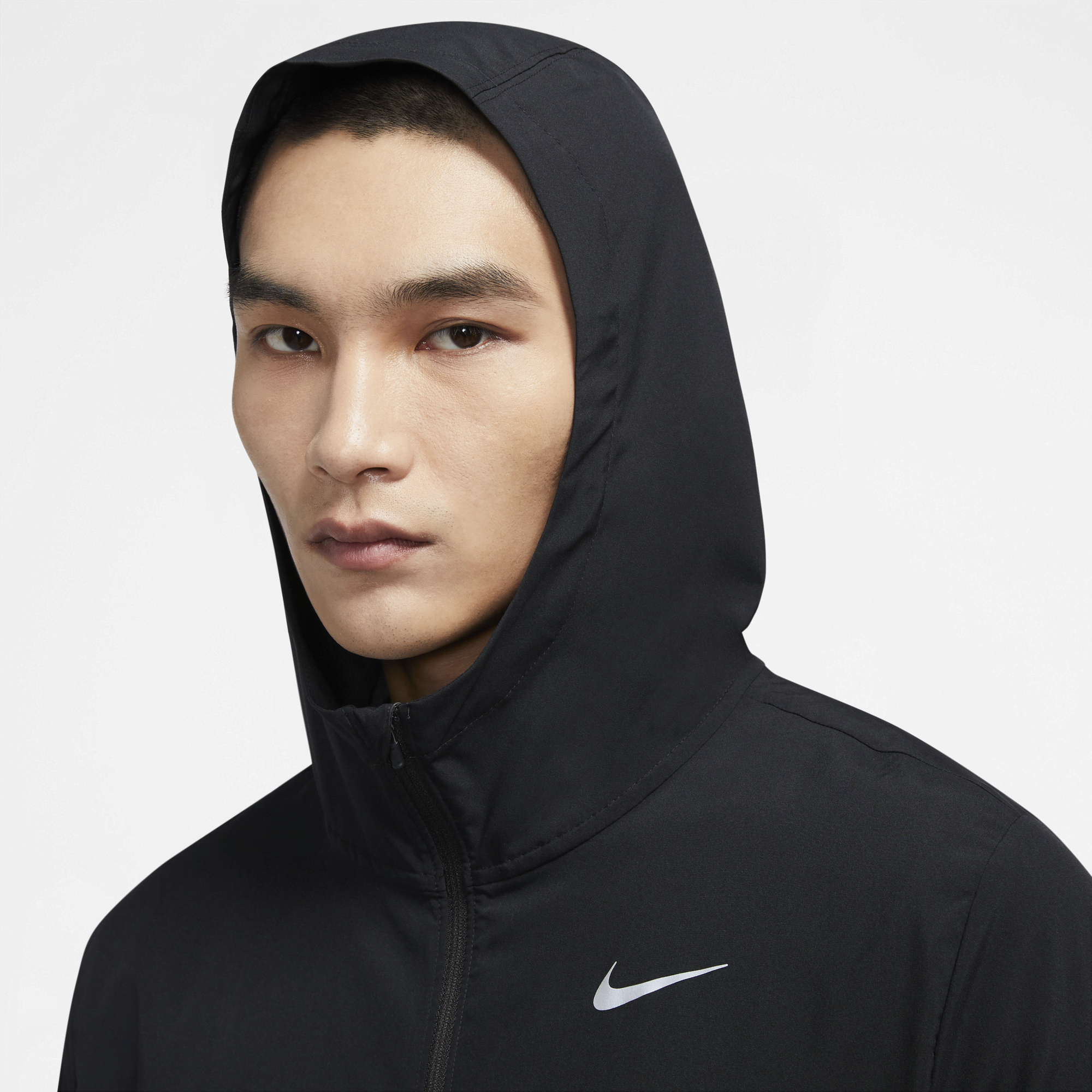 Nike run stripe top men's woven running jacket