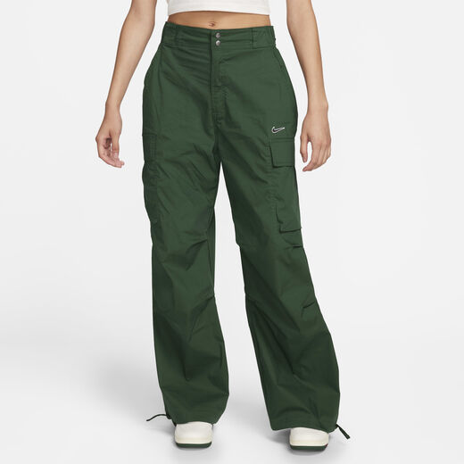 Trousers & Tights-Nike, Nike Sportswear, Women's High-Waisted Loose Woven Cargo Trousers