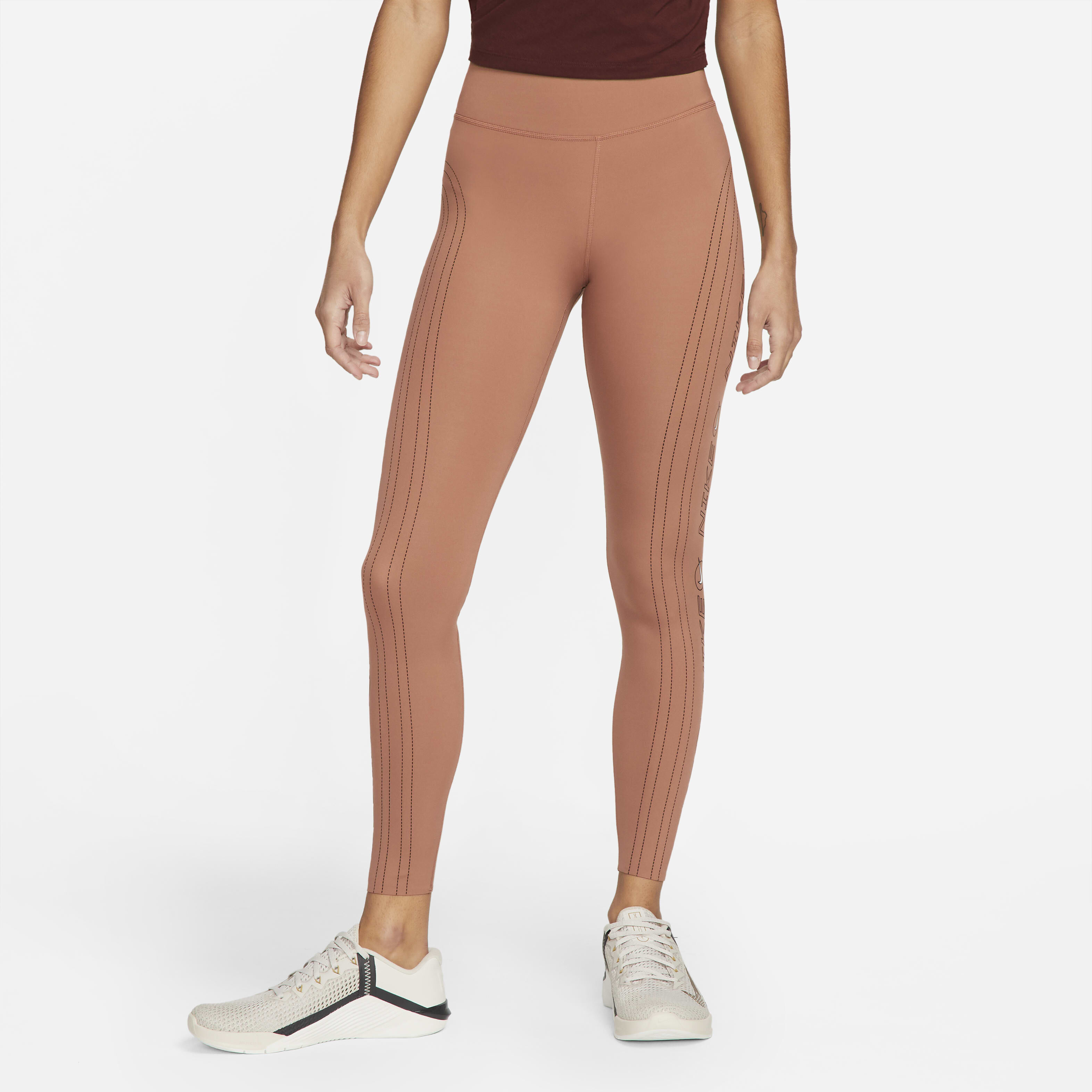 Buy Nike One Luxe Icon Clash Women s Mid Rise Leggings Nike Saudi Official