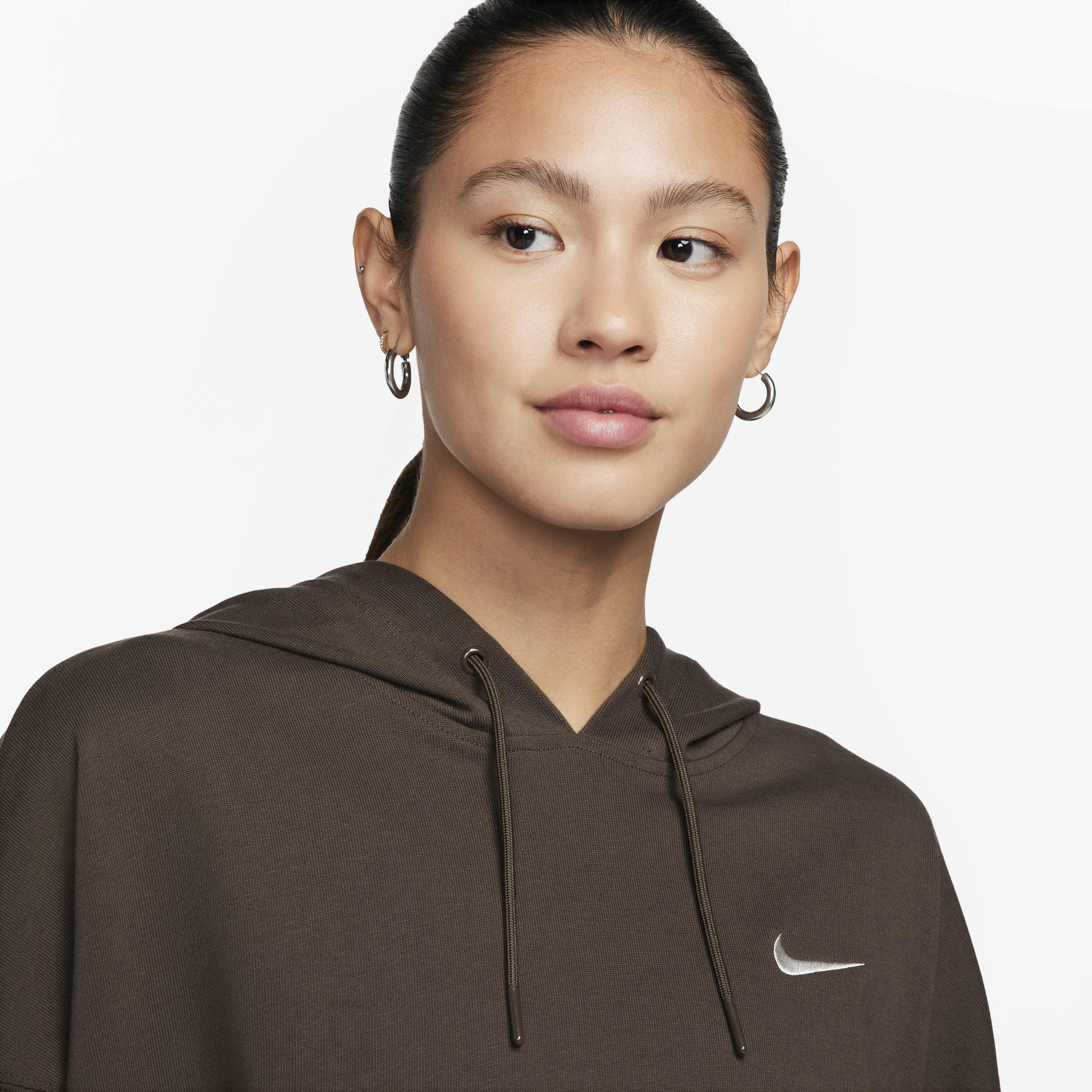 Buy Nike Sportswear Women s Oversized Jersey Pullover Hoodie Nike Saudi Official