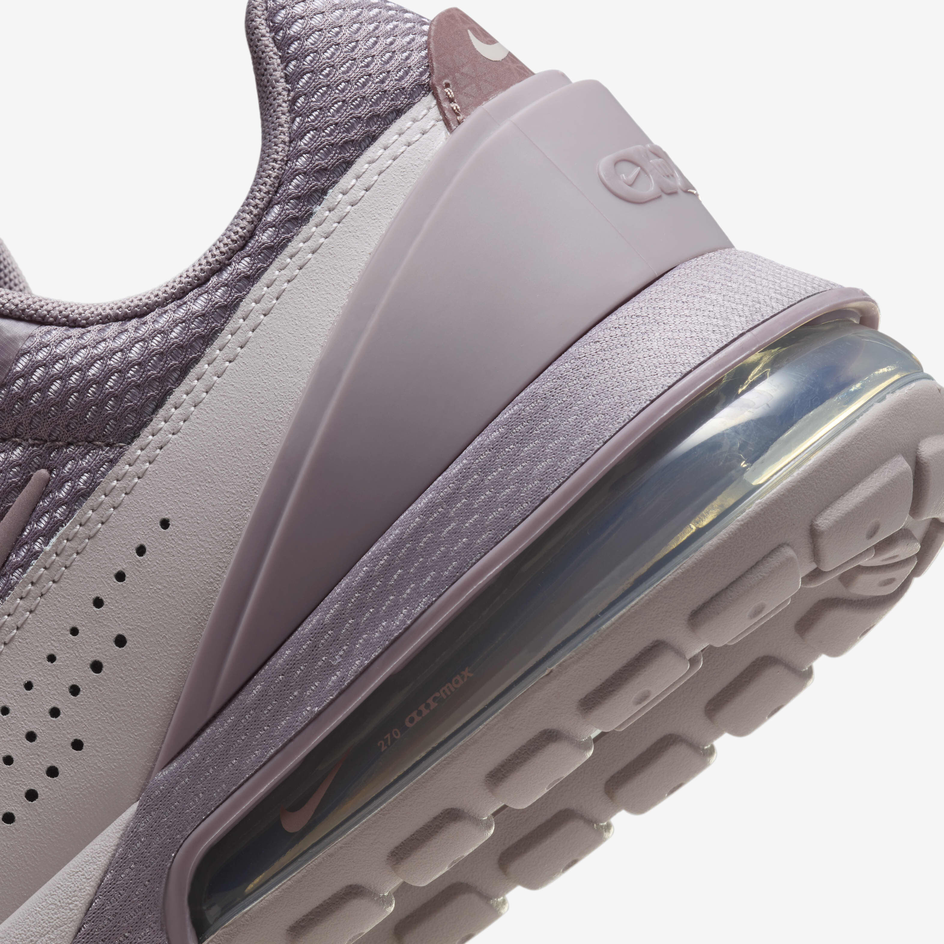 Nike air max 270 trainers atmosphere grey silver burgundy crush cheap