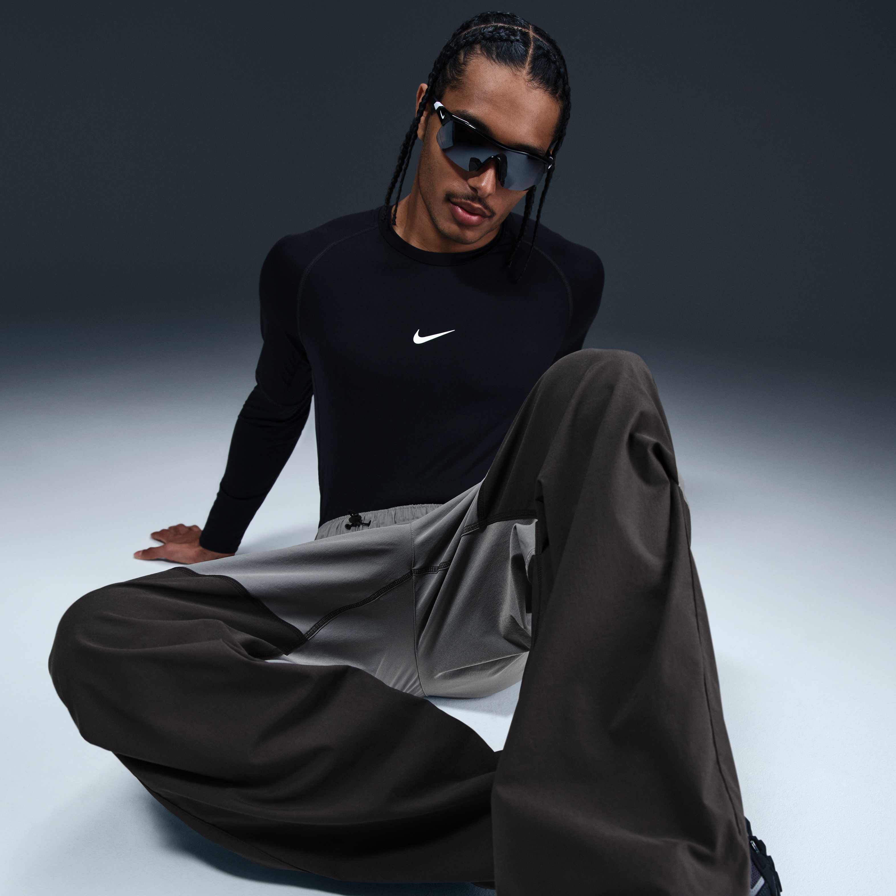 Buy Nike Tech Men's Woven Oversized Trousers - Cool Grey Buy Nike Tech Men's Woven Oversized Trousers - Cool Grey