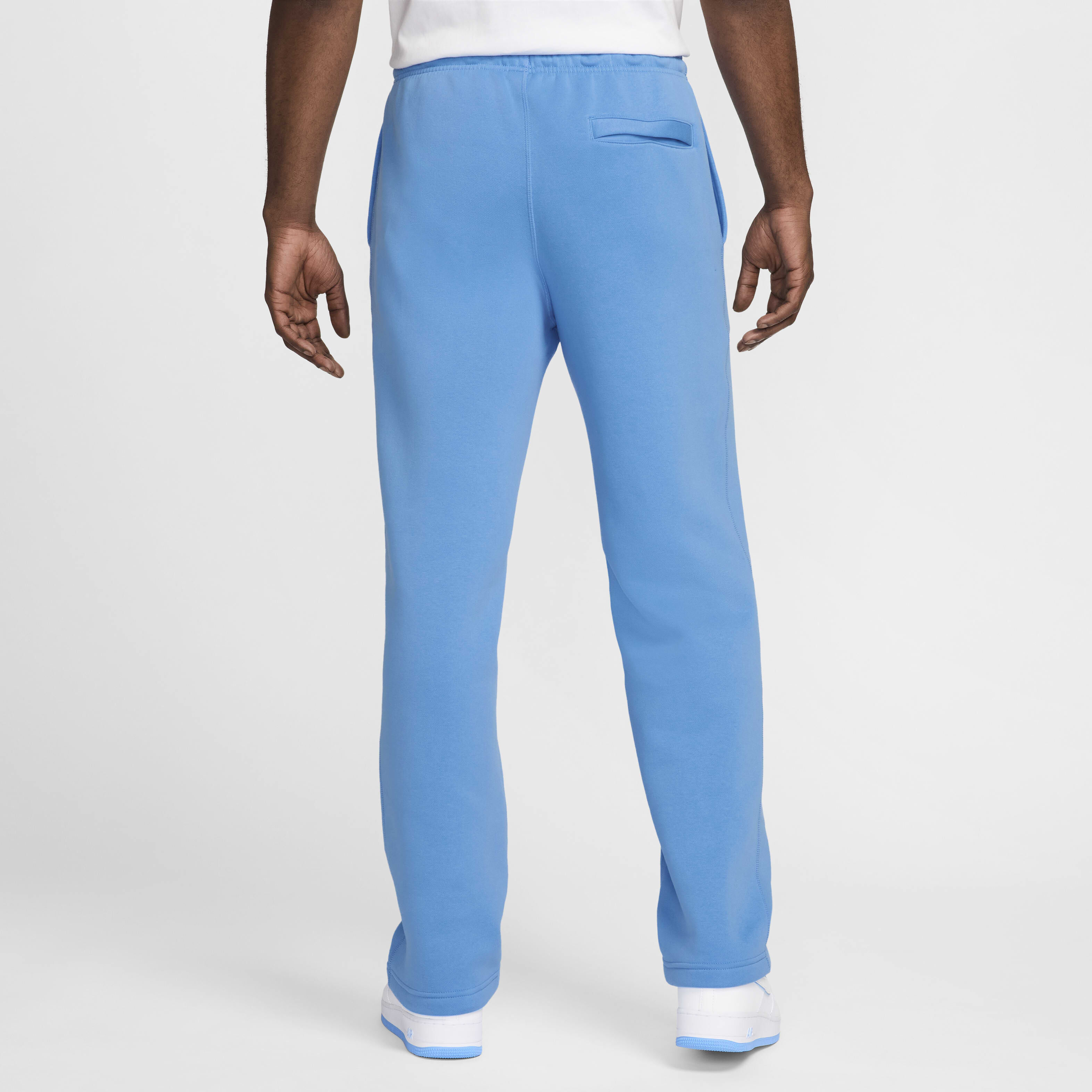 Buy Nike Club Fleece Men s Open Hem Fleece Trousers Nike Saudi Official