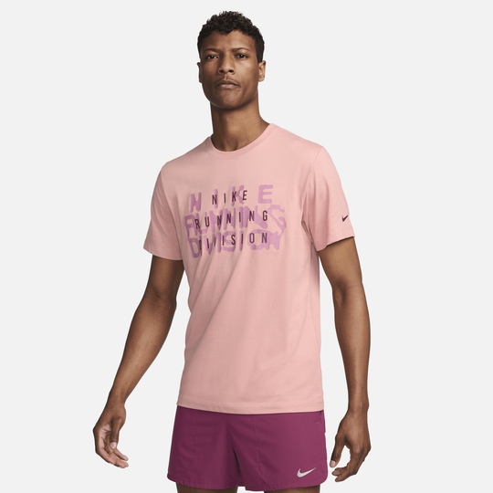 Pink nike dri 2025 fit shirt mens