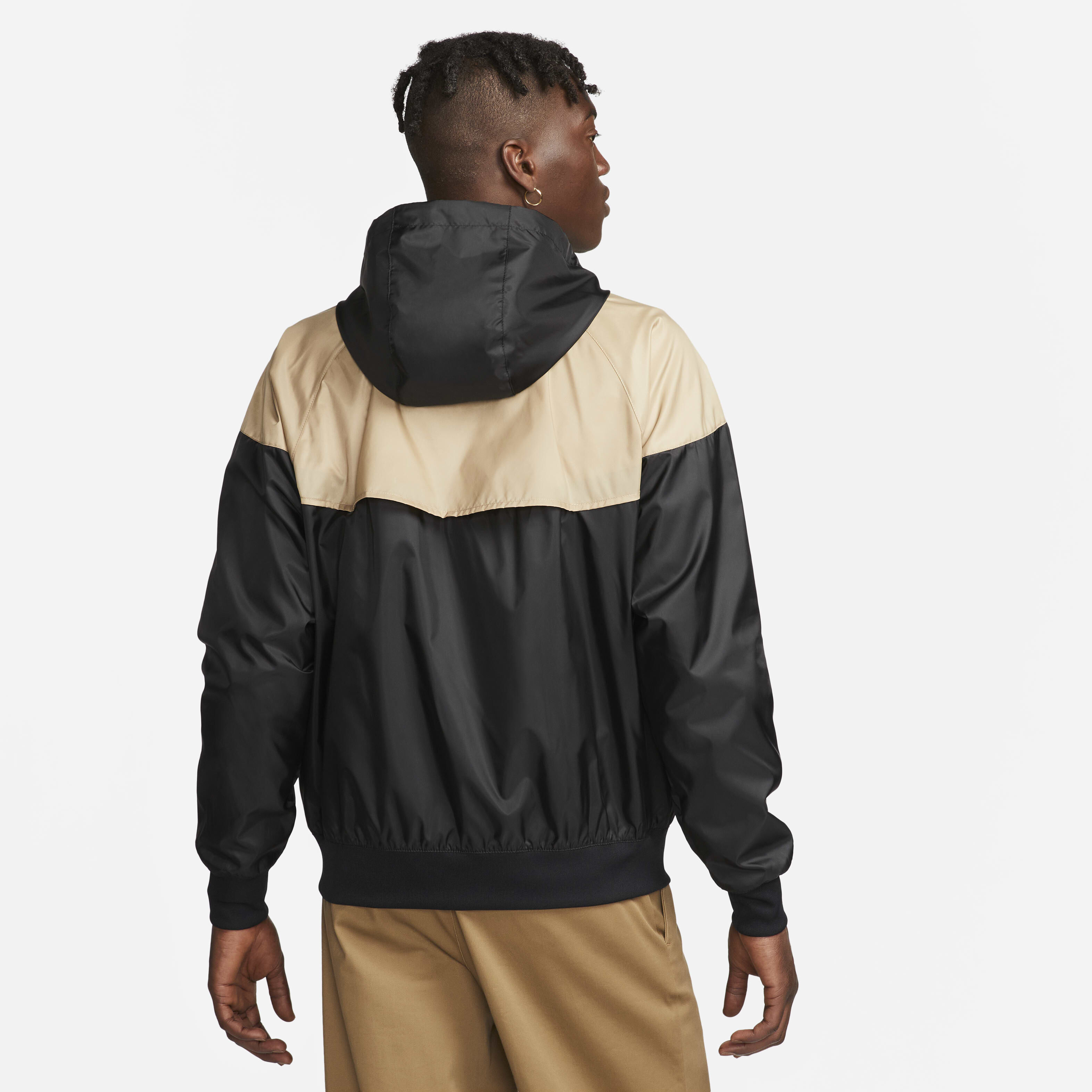 Men's nike sportswear colorblock windrunner hooded jacket sales