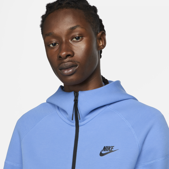 Nike tech fleece blue 2025 hoodie
