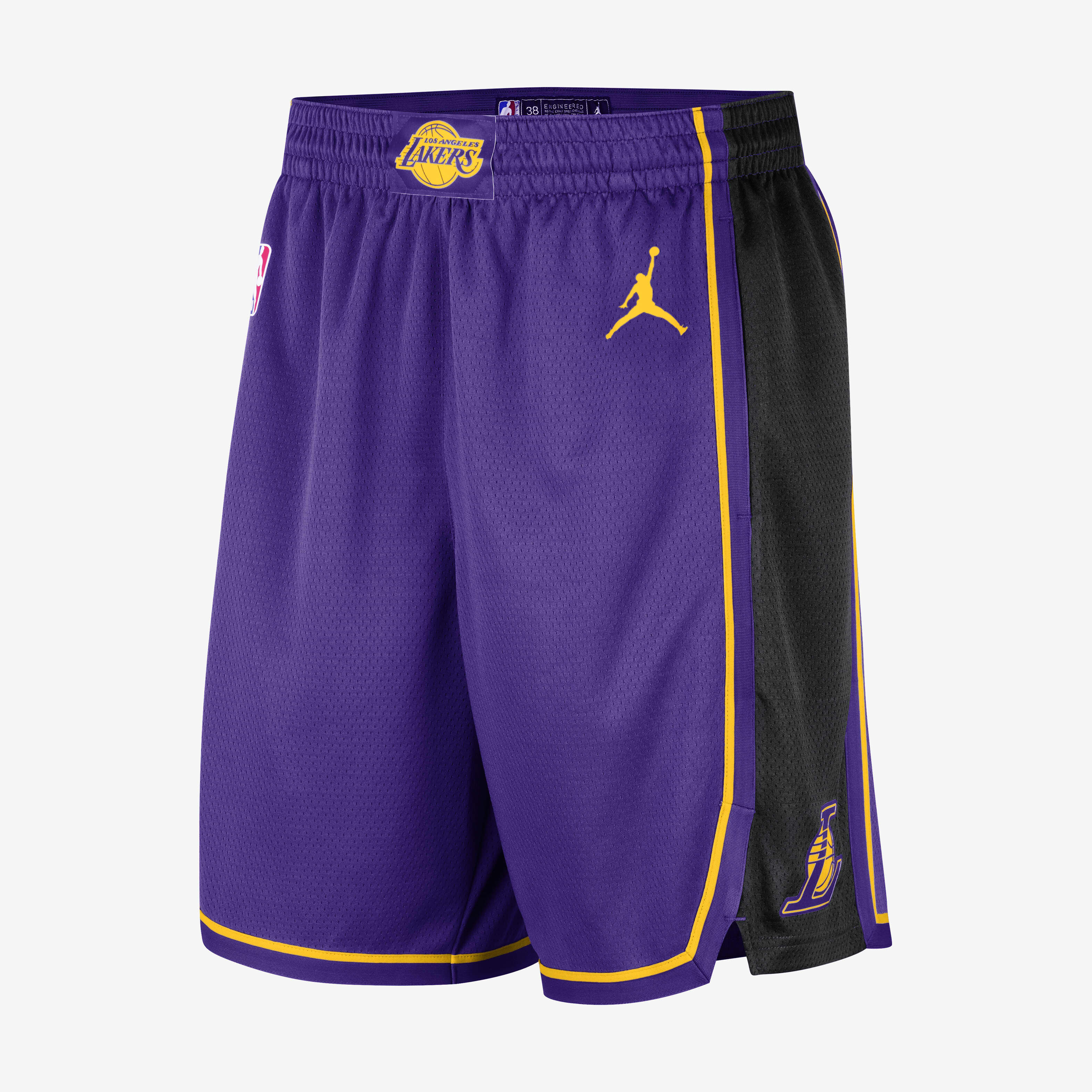 Lakers purple swingman shorts 2025