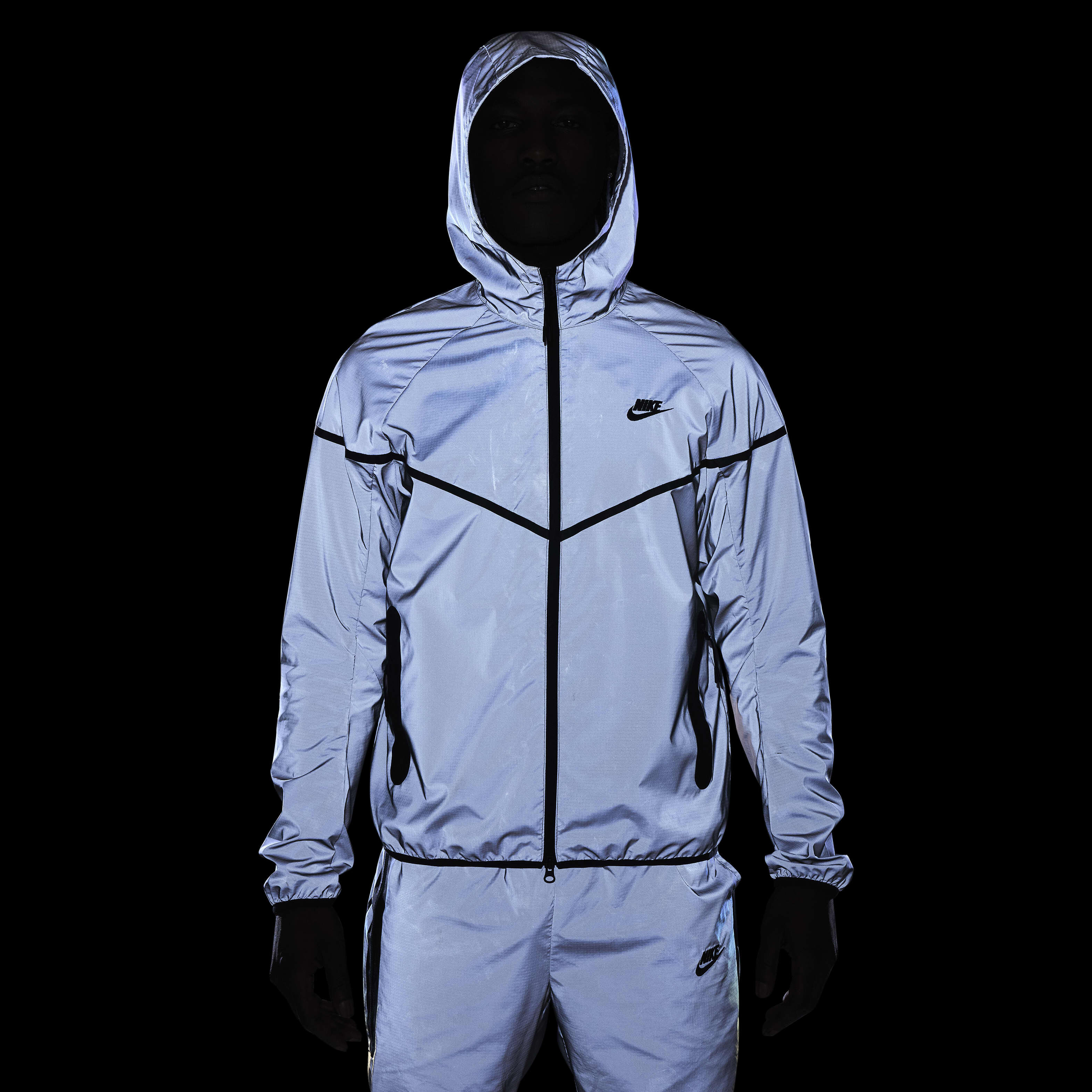 NIKE Reflecter Line Active Jacket テック NIKE Reflecter Line Active Jacket テック Grey Nike Tech