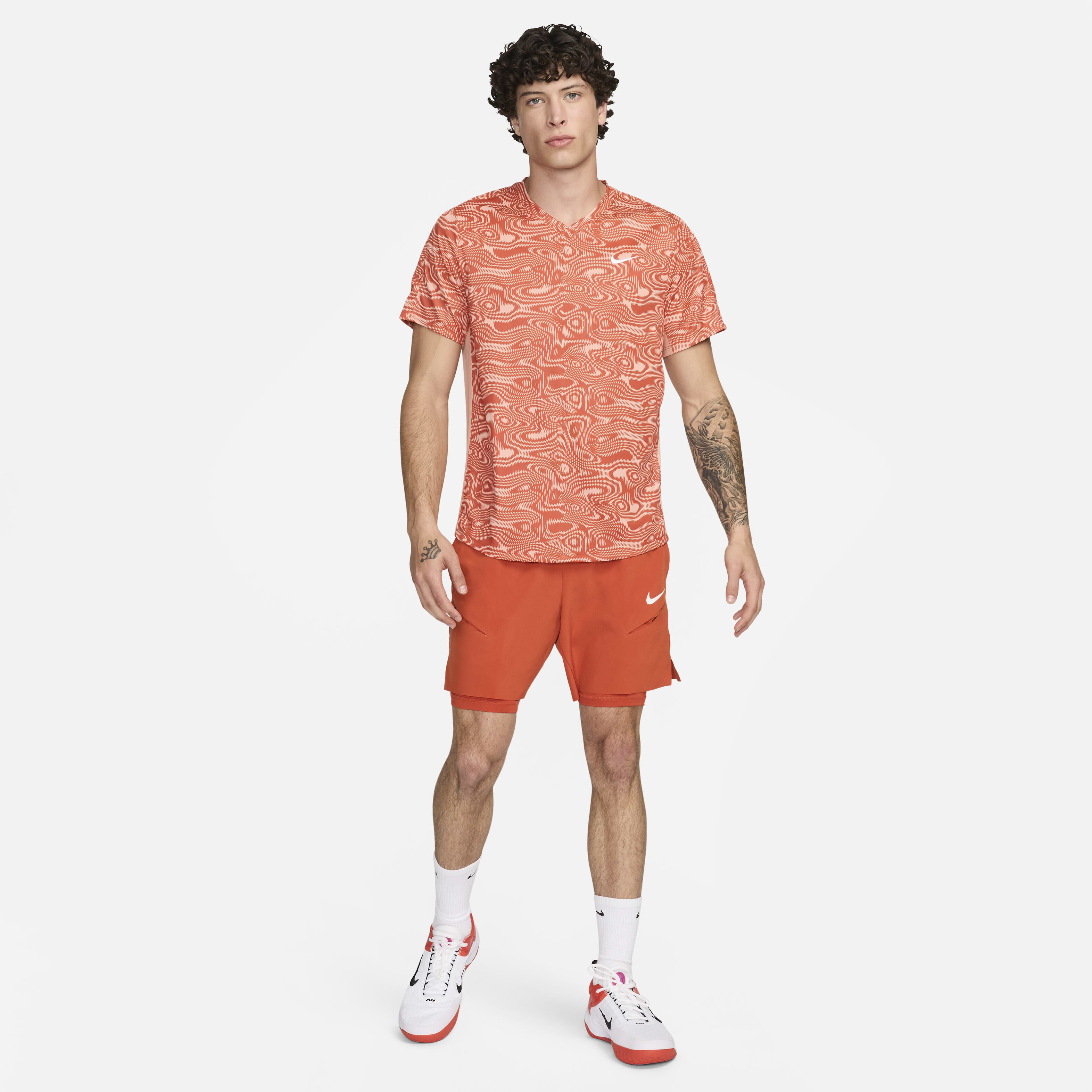 Buy NikeCourt Victory Men's Dri-FIT Tennis Top - Rust Factor
