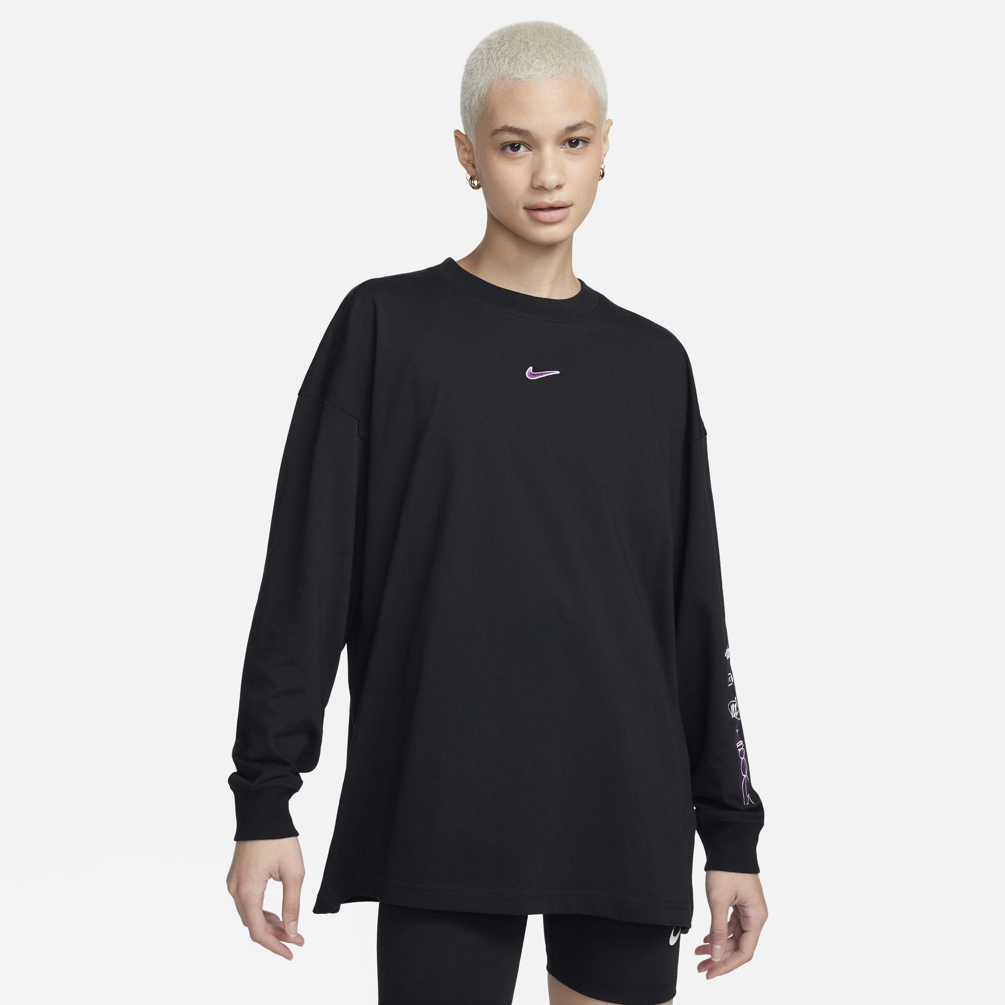 Nike Sportswear Long Sleeve Nike Swoosh Maglietta Nike Sportswear