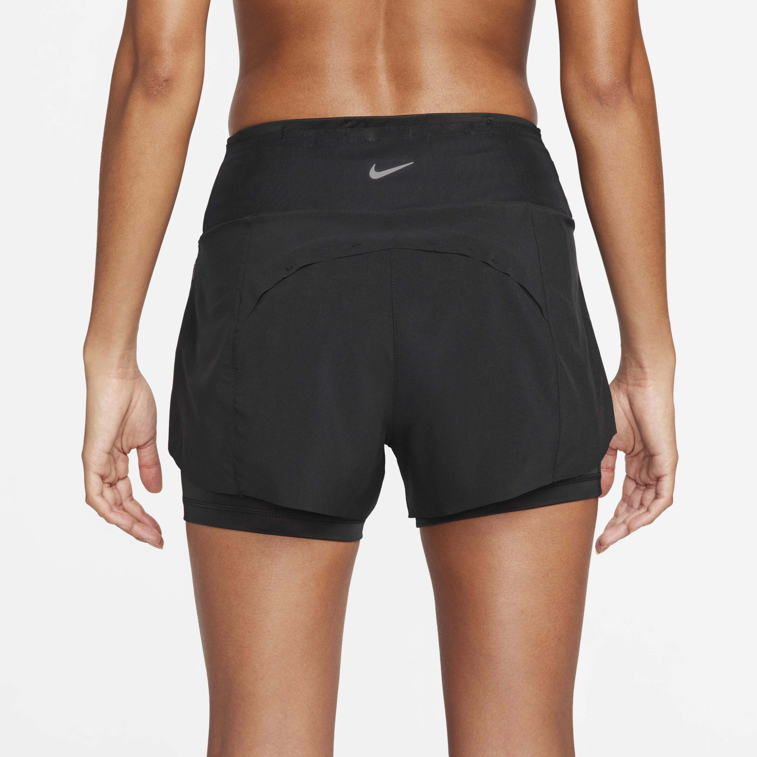 Buy Nike Dri FIT Swift Women s Mid Rise 8cm approx. 2 in 1 Running Shorts with Pockets Nike Saudi Official