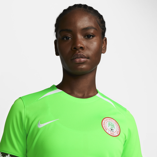 Shop Nigeria 2023 Stadium Home Women s Nike Dri FIT Football Shirt