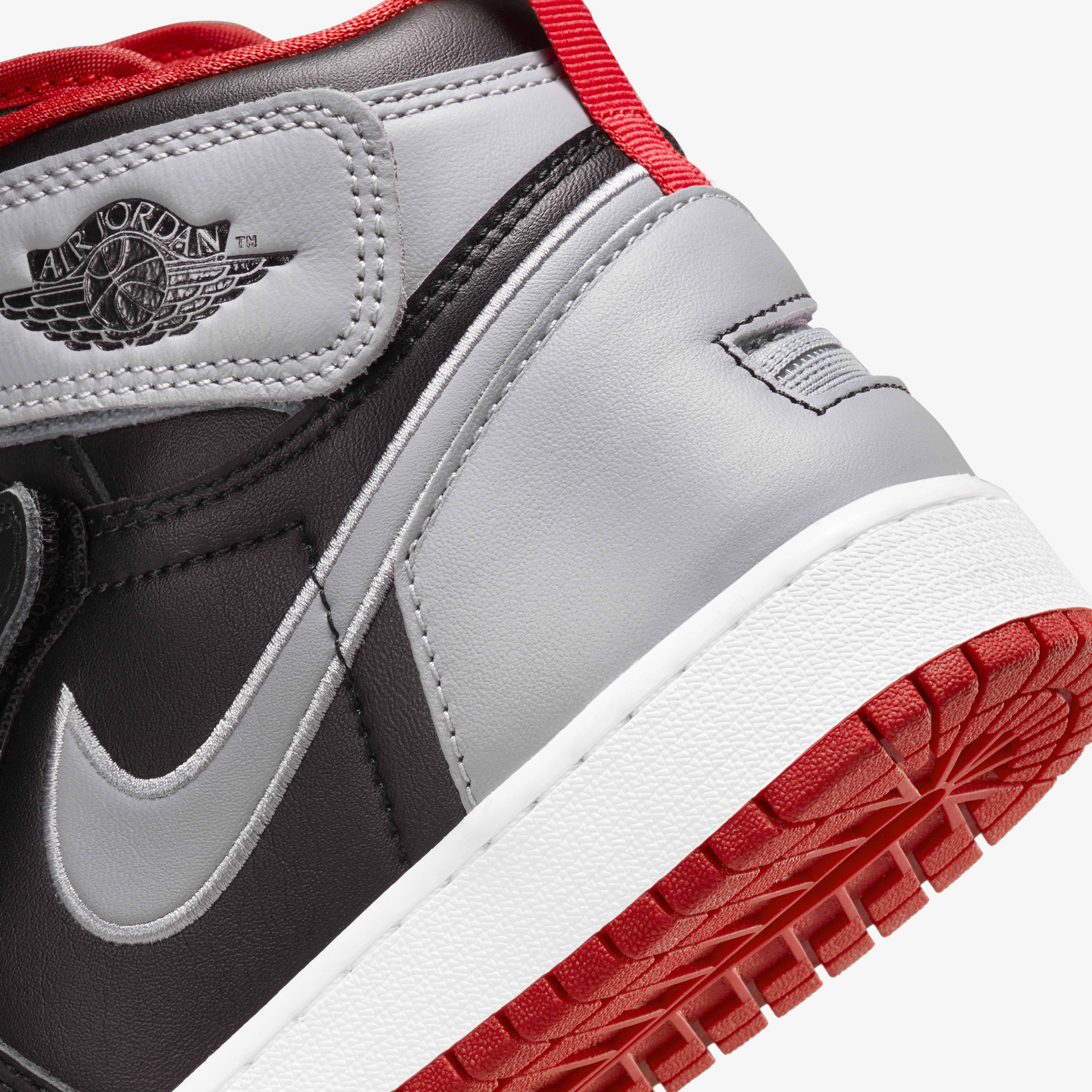 Jordan 1 half red half white discount