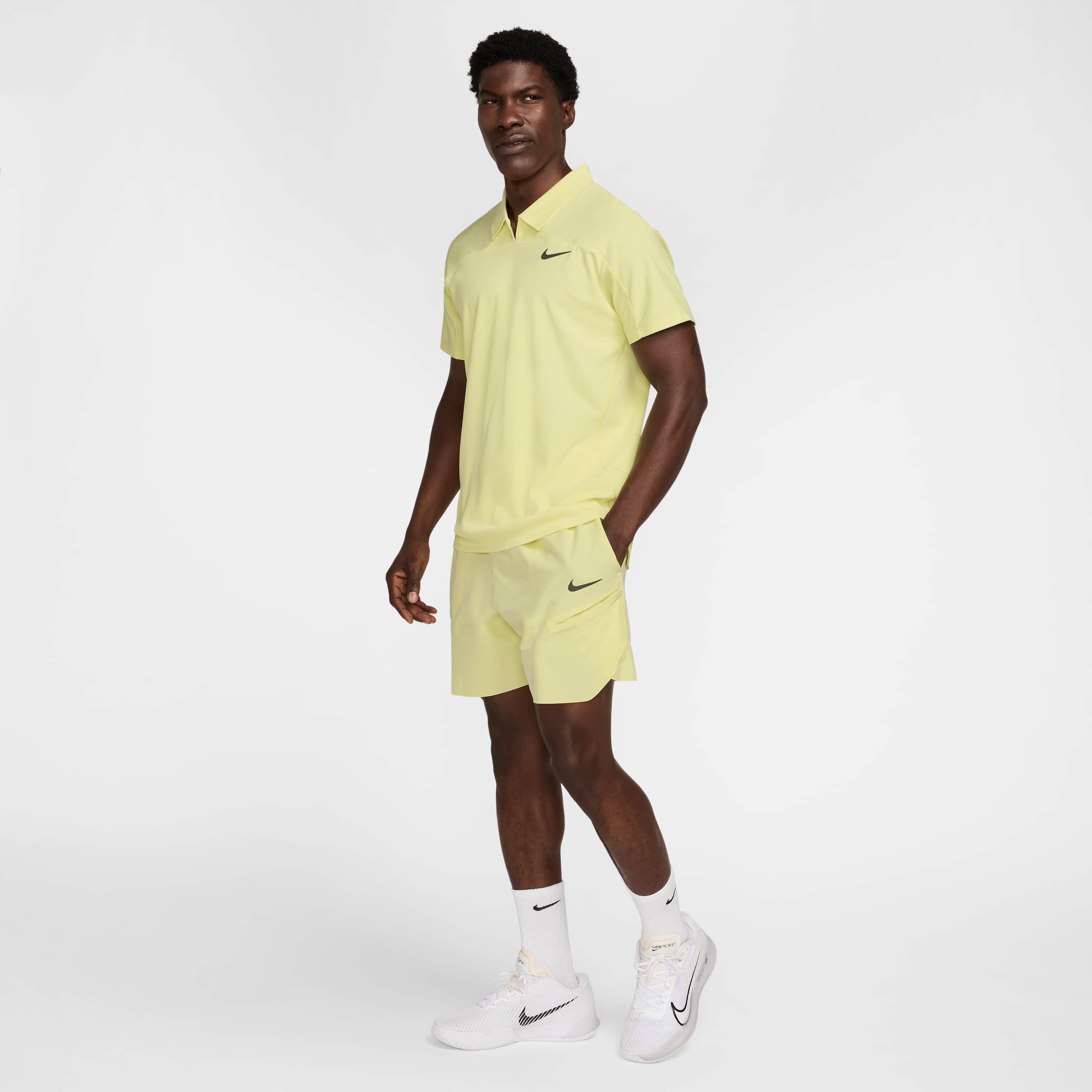 Buy NikeCourt Slam Men's Dri-FIT ADV Tennis Polo - Luminous Green/Medium  Ash | Nike Saudi Official