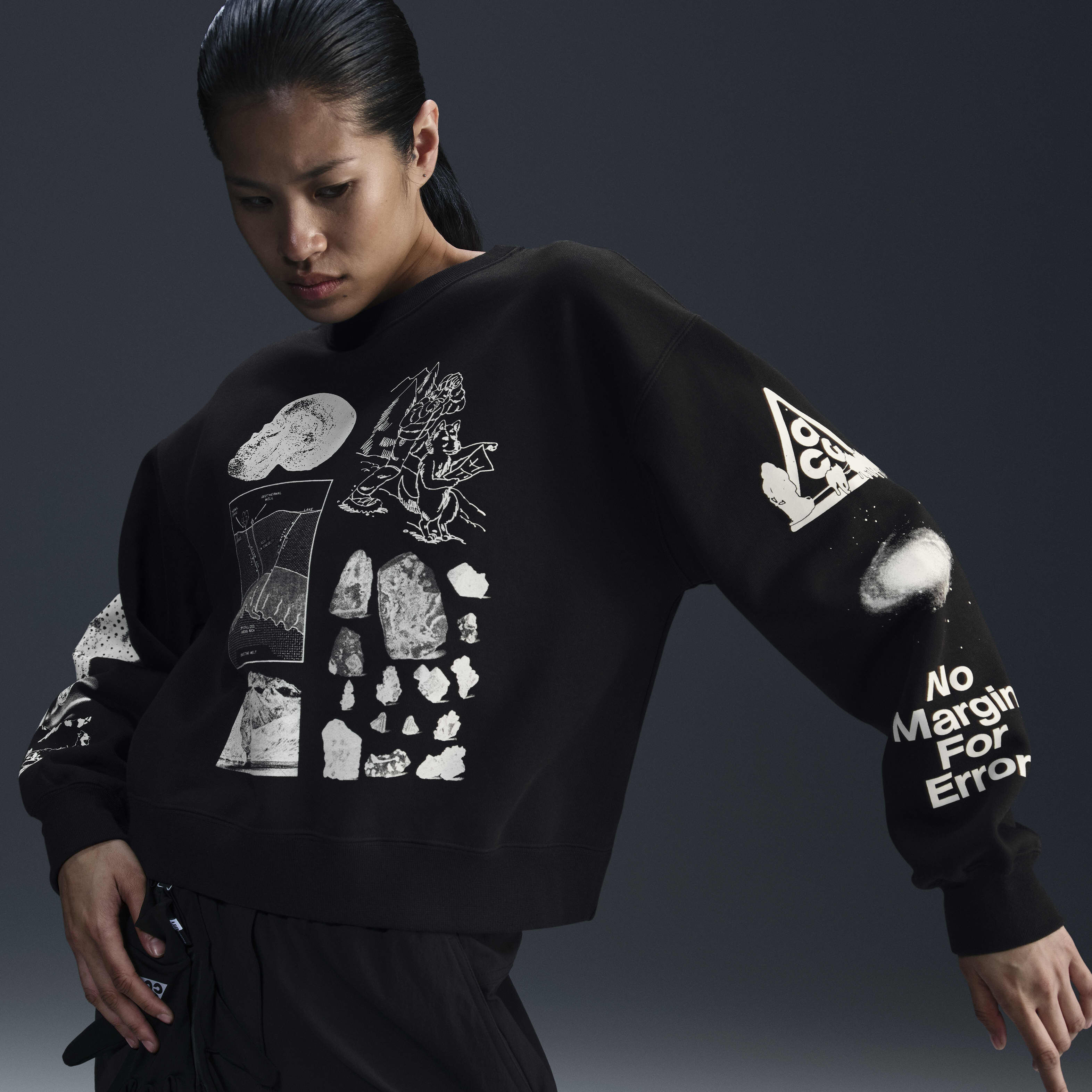 Buy Nike ACG Tuff Fleece Women s Therma FIT Repel Crew Neck Sweatshirt Nike Saudi Official