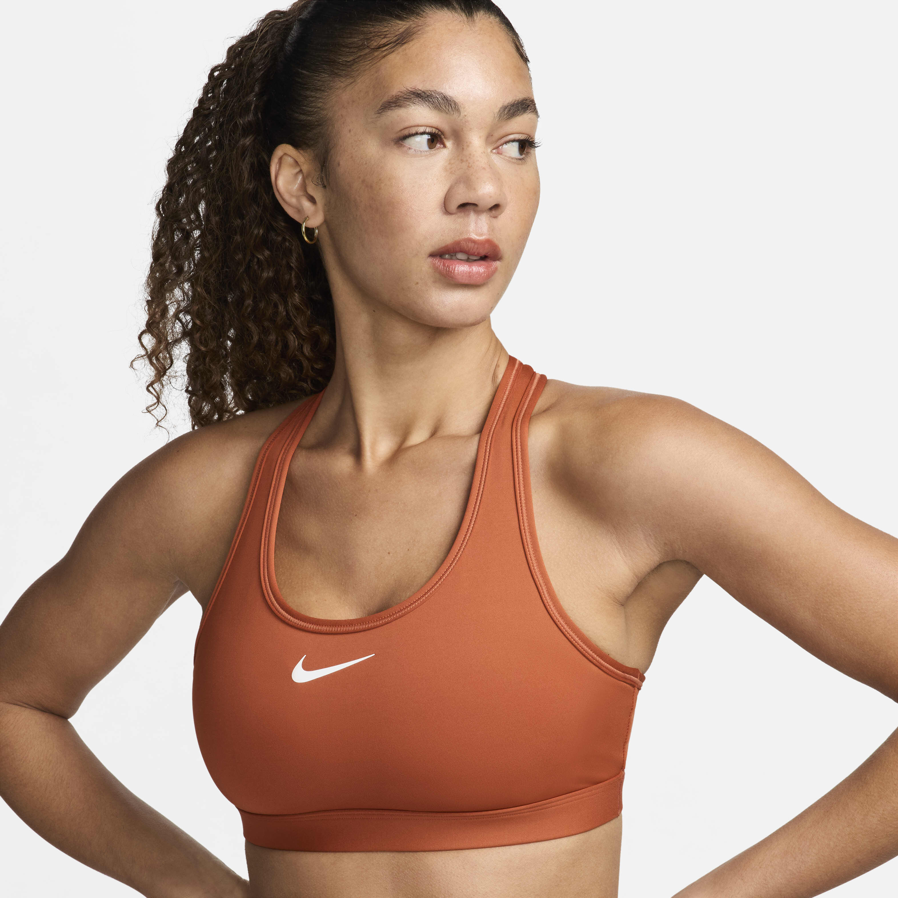Nike swoosh medium support sports bra shop