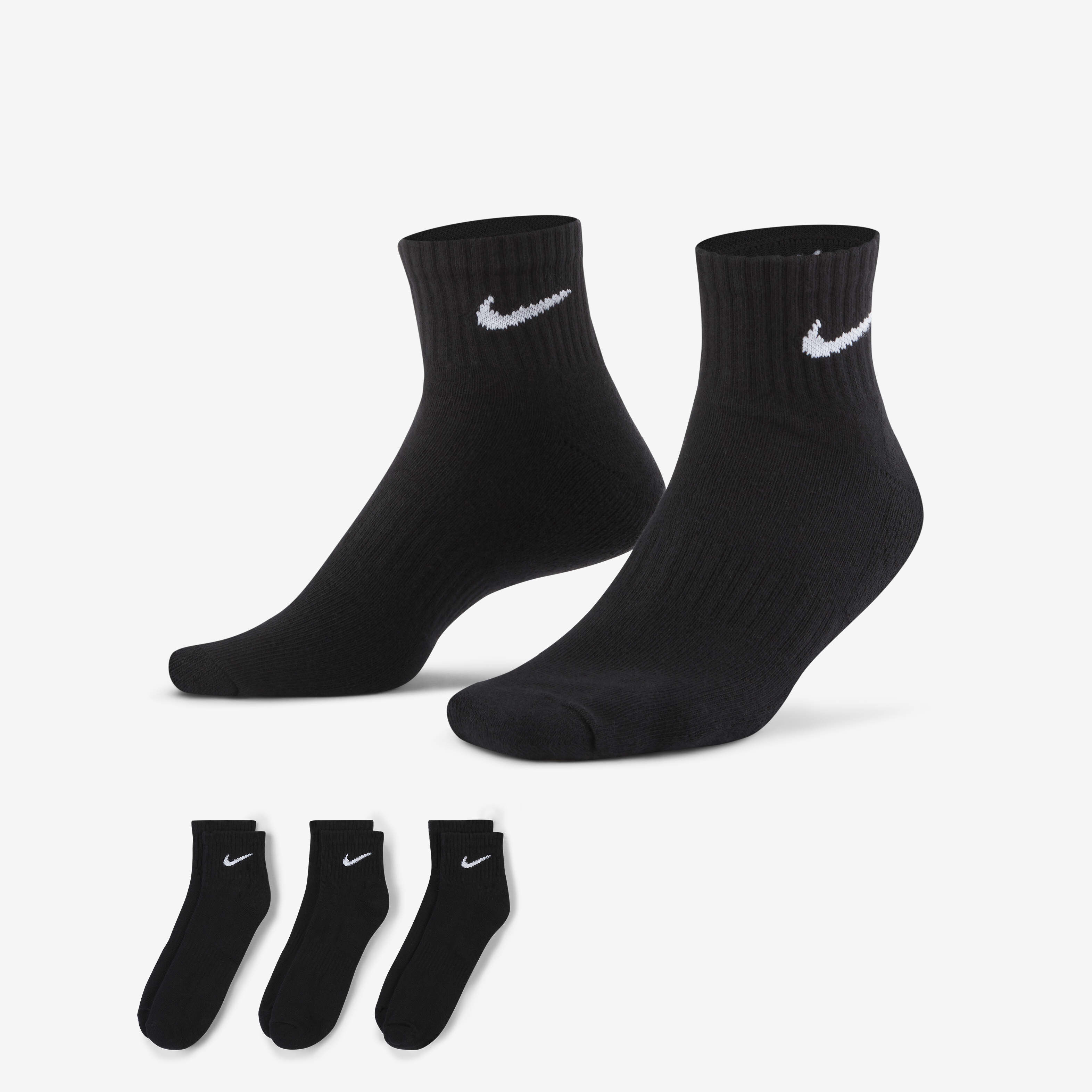 Buy Nike Everyday Cushioned Training Ankle Socks 3 Pairs Nike Saudi Official