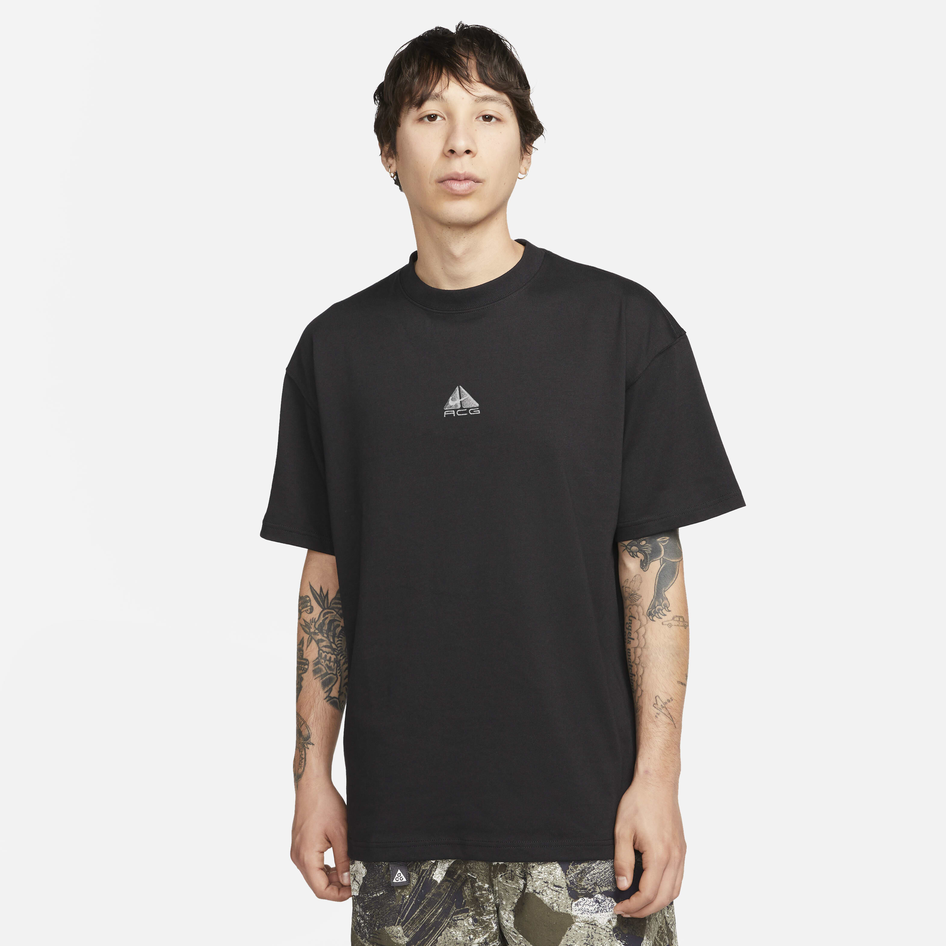 Buy Nike ACG Men's T-Shirt - Black/Light Smoke Grey/Summit