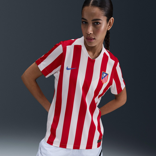 Women's Jerseys-Nike, Atlético Madrid 2025/26 Stadium Home, Women's Nike Dri-FIT Football Replica Shirt Women's Jerseys-Nike, Atlético Madrid 2025/26 Stadium Home, Women's Nike Dri-FIT Football Replica Shirt