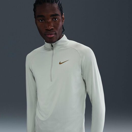 ملابس رياضية رجالية-نايكي, Nike x Jakob, تيشيرت الجري دراي-فت بنصف سحاب للرجال