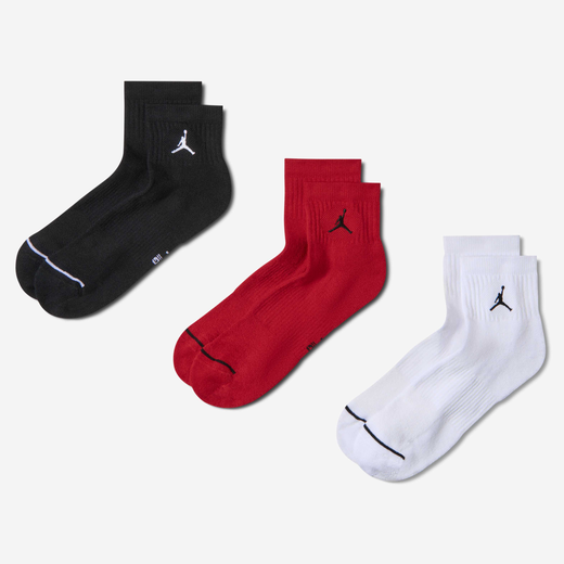 Socks-JRDN, Jordan, Everyday Ankle Socks (3 Pairs)
