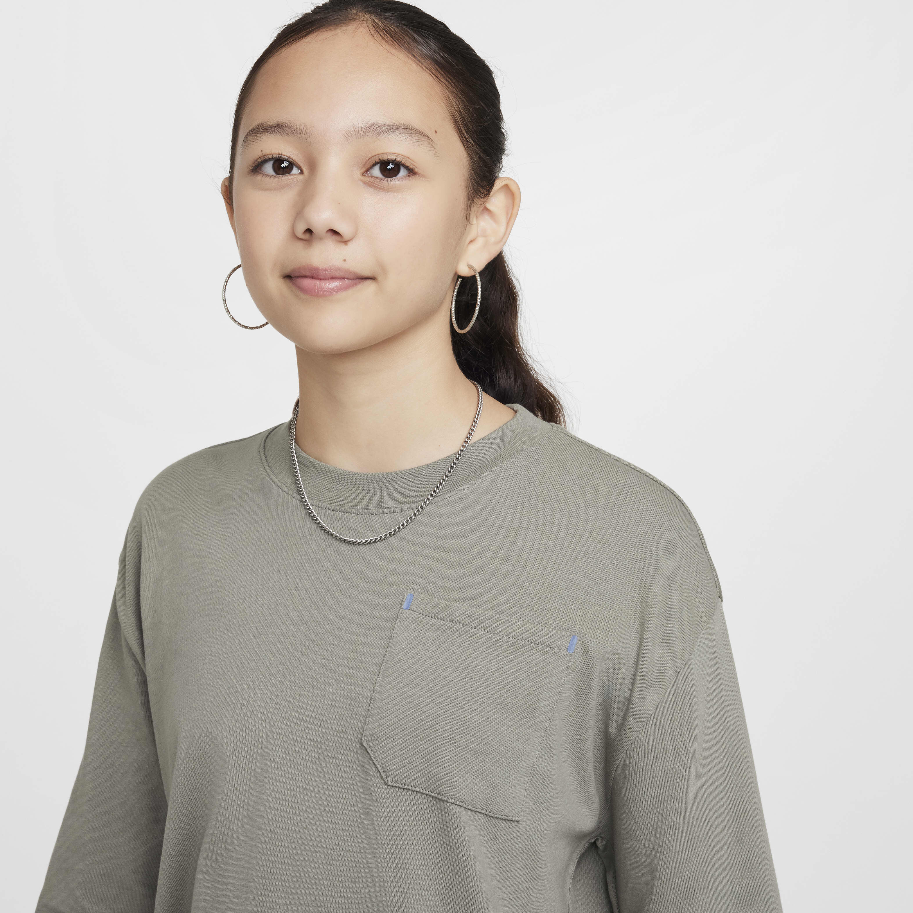 Buy Nike Sportswear City Utility Older Kids Long Sleeve Top Nike Saudi Official