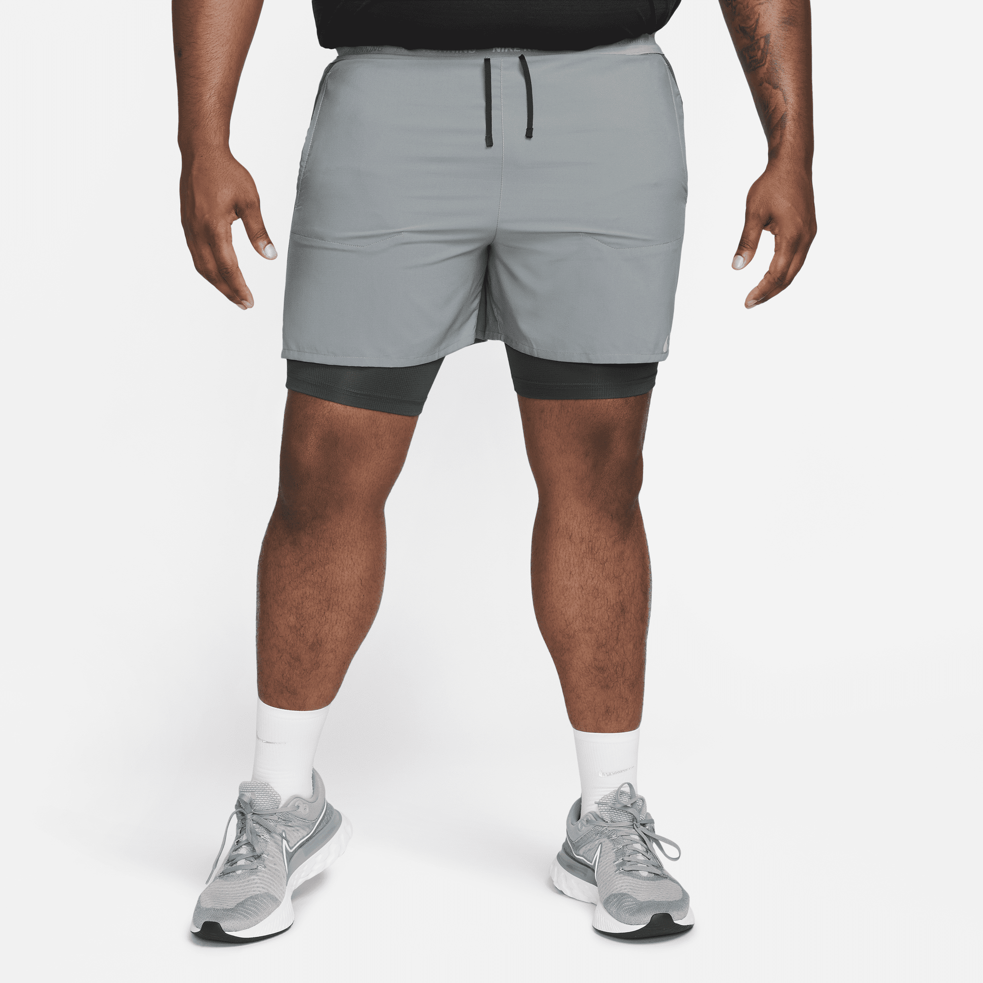 Nike grey 2025 running shorts