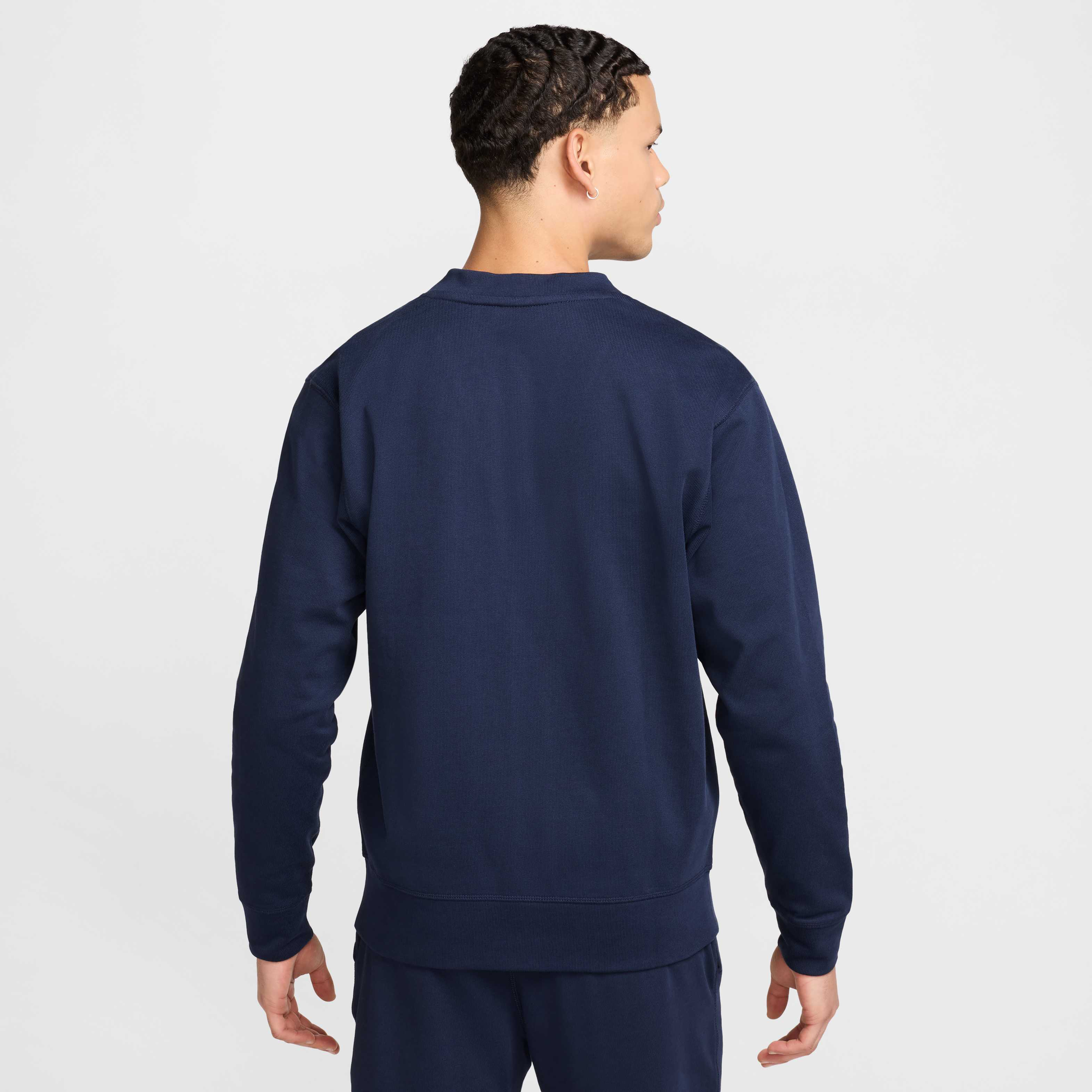 Buy Nike Club Men's Knit Fairway Cardigan - Obsidian/White