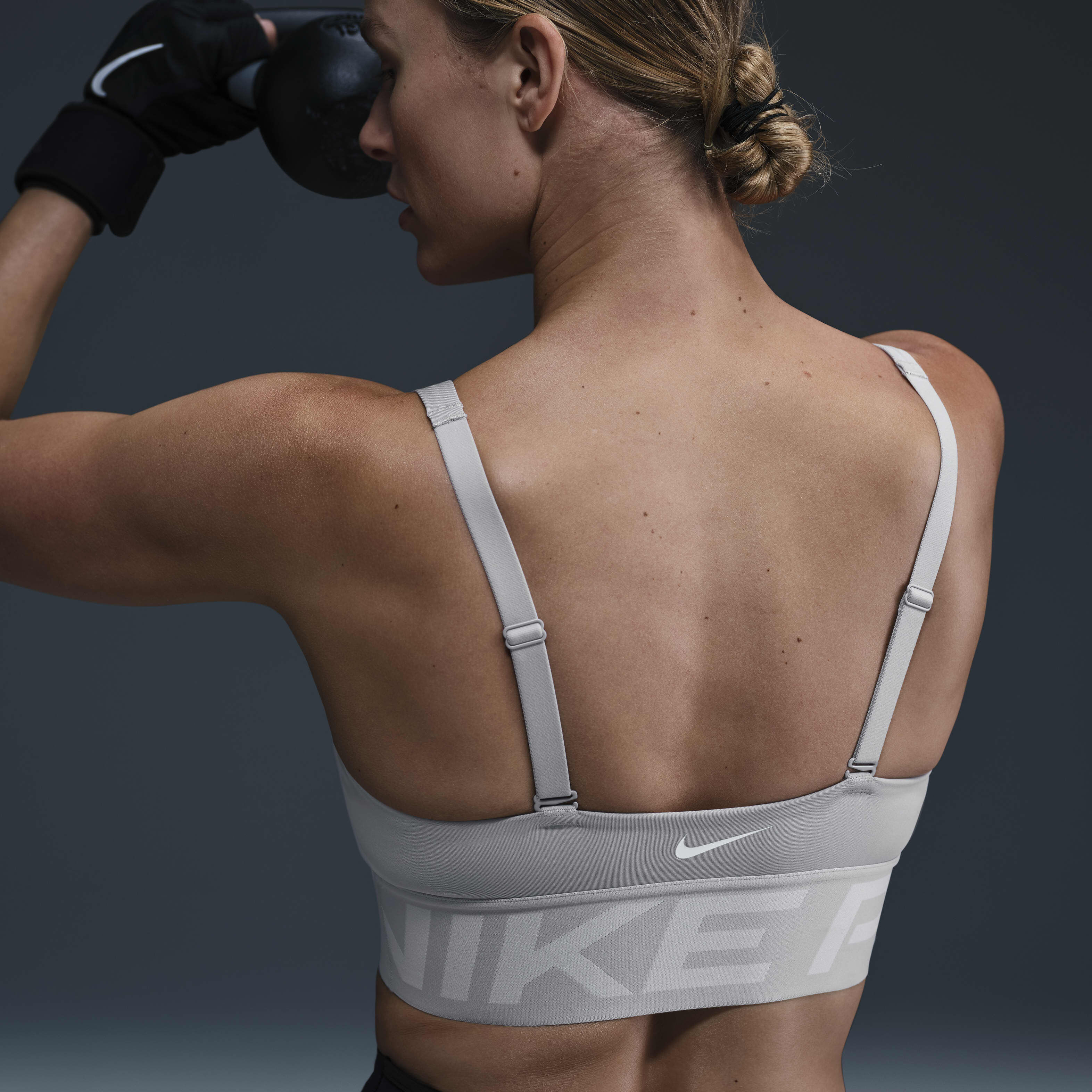 Buy Nike Pro Indy Plunge Women s Medium Support Padded Sports Bra Nike Saudi Official