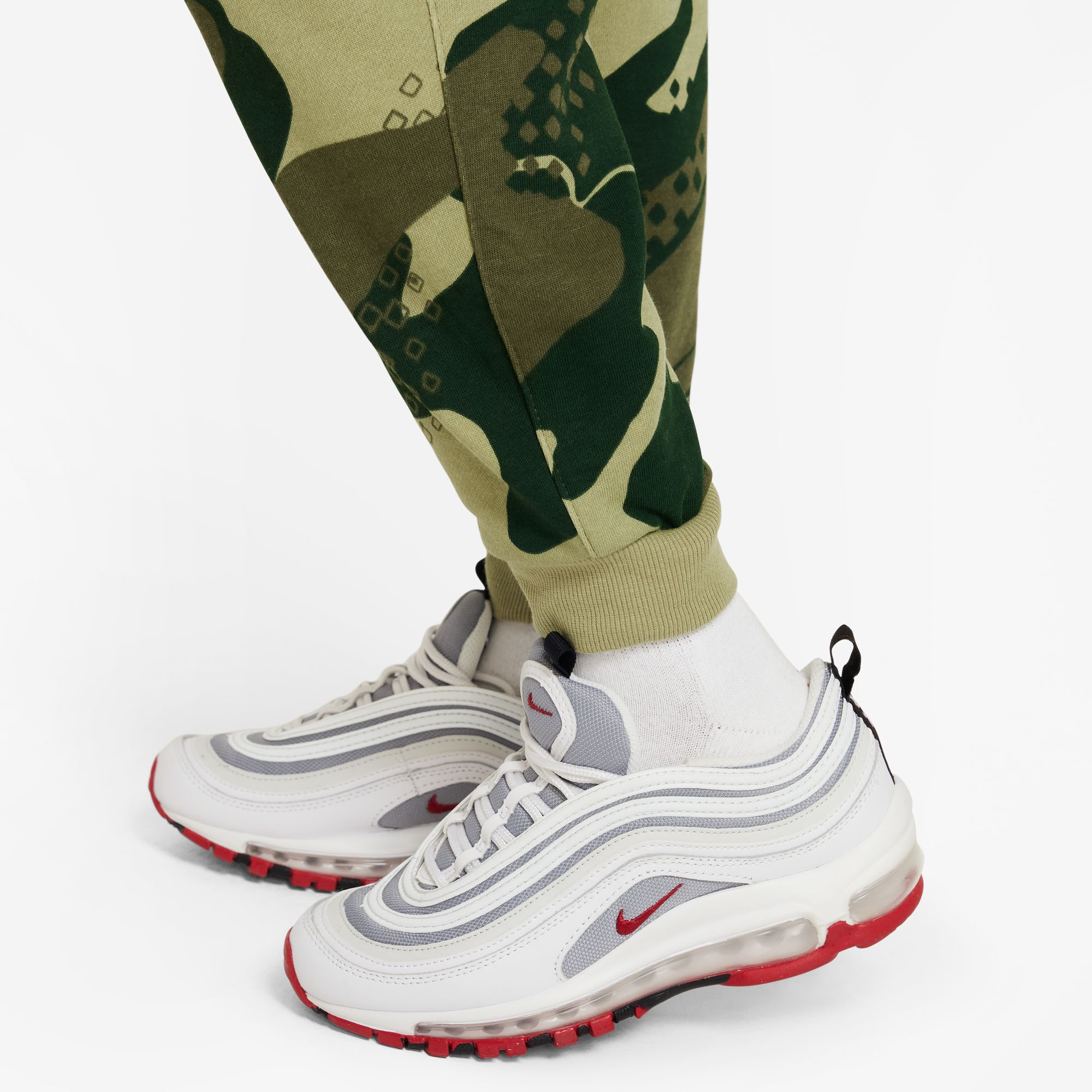 Nike camouflage track pants sales