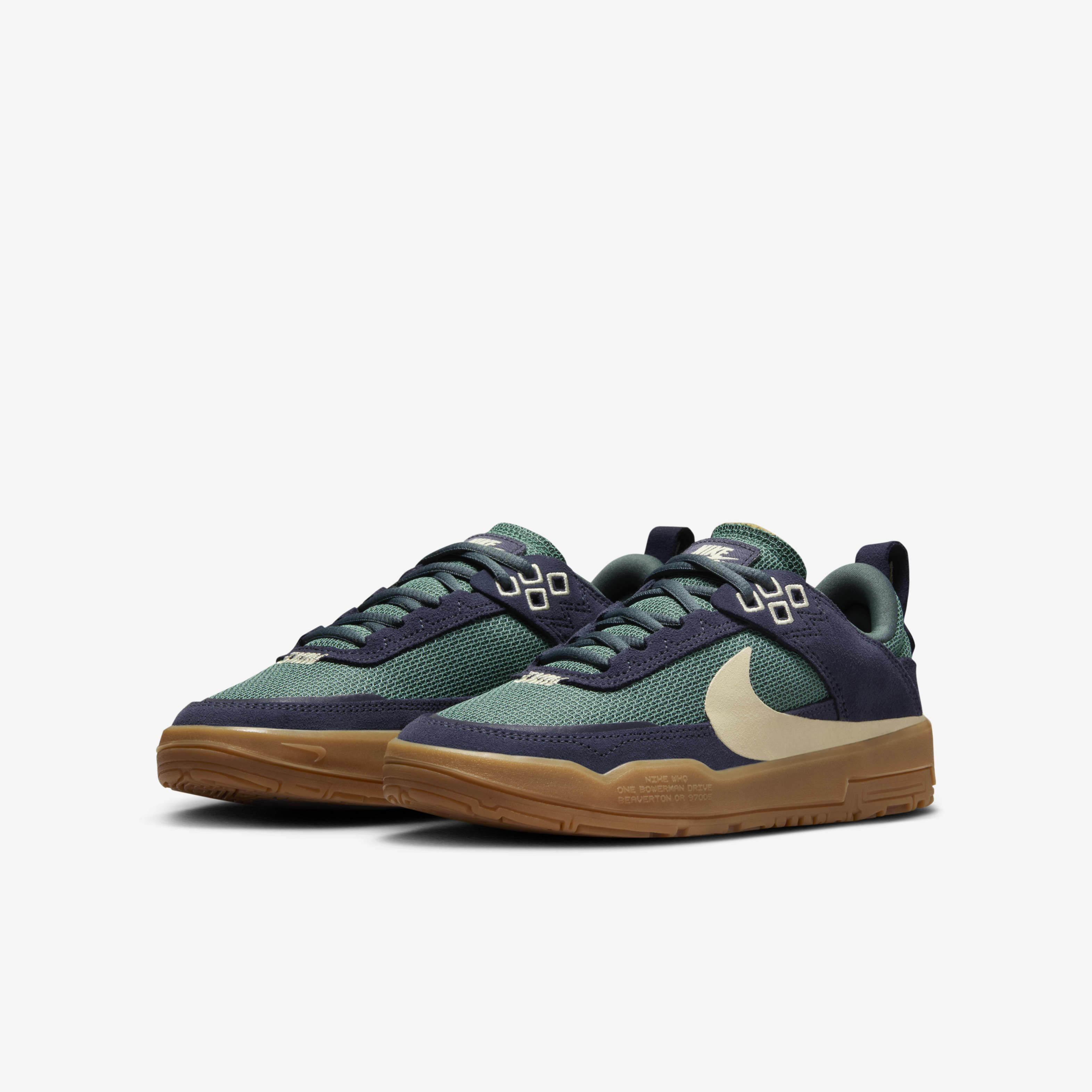 nike sb adversary light dew black white gum light brown
