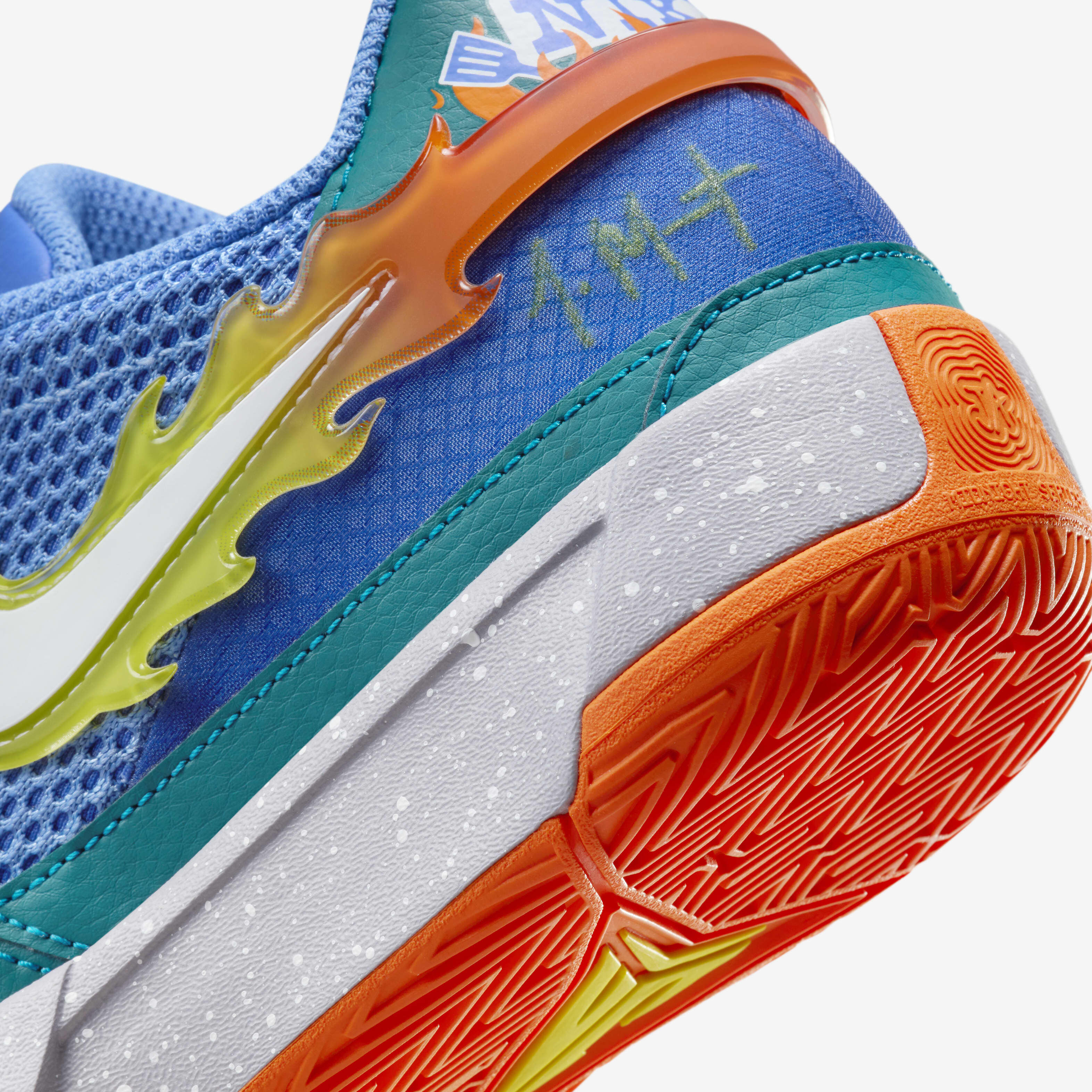 Buy JA 1 'Backyard BBQ' Older Kids' Basketball Shoes - Blue Joy