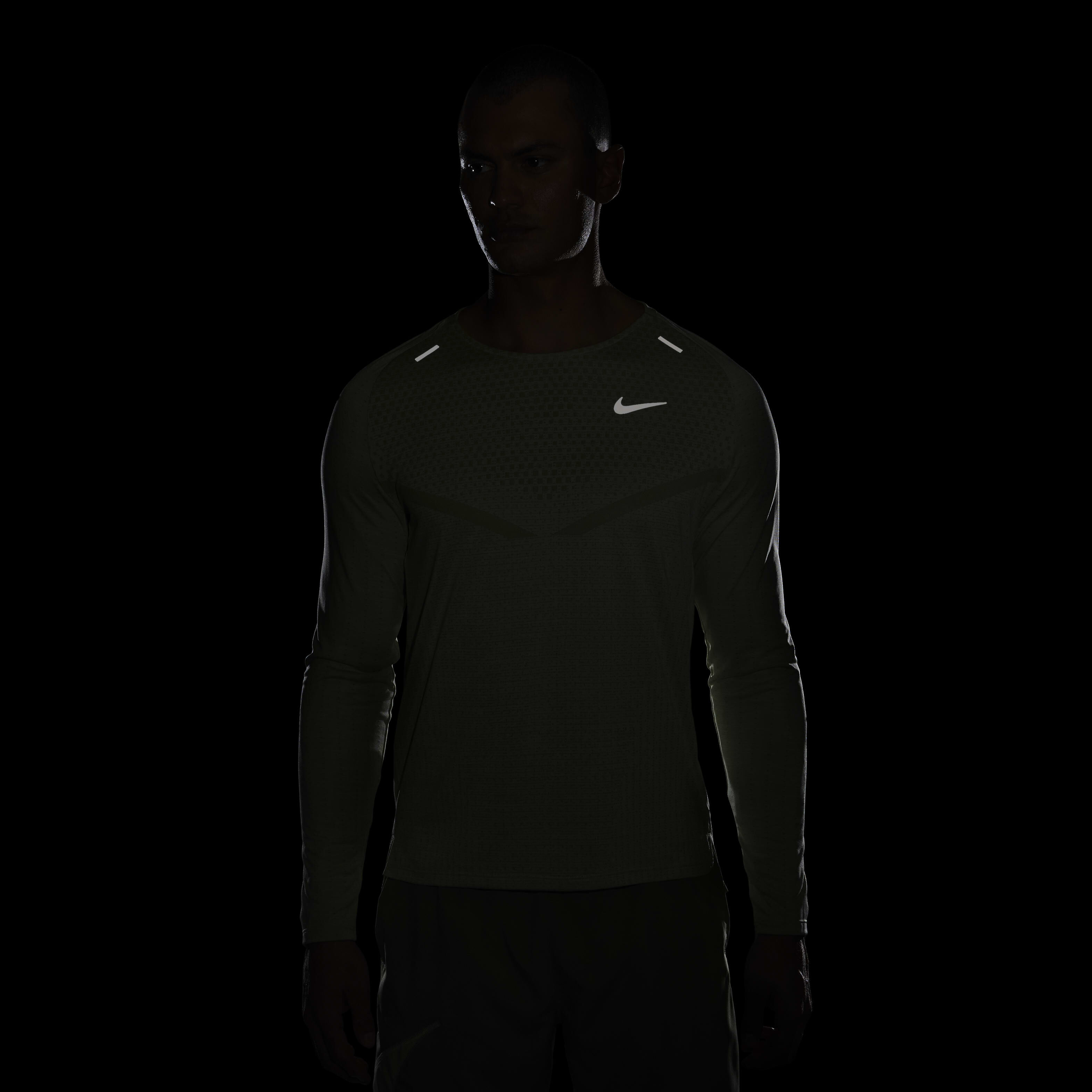 Buy Nike TechKnit Men s Dri FIT ADV Long sleeve Running Top Nike Saudi Official