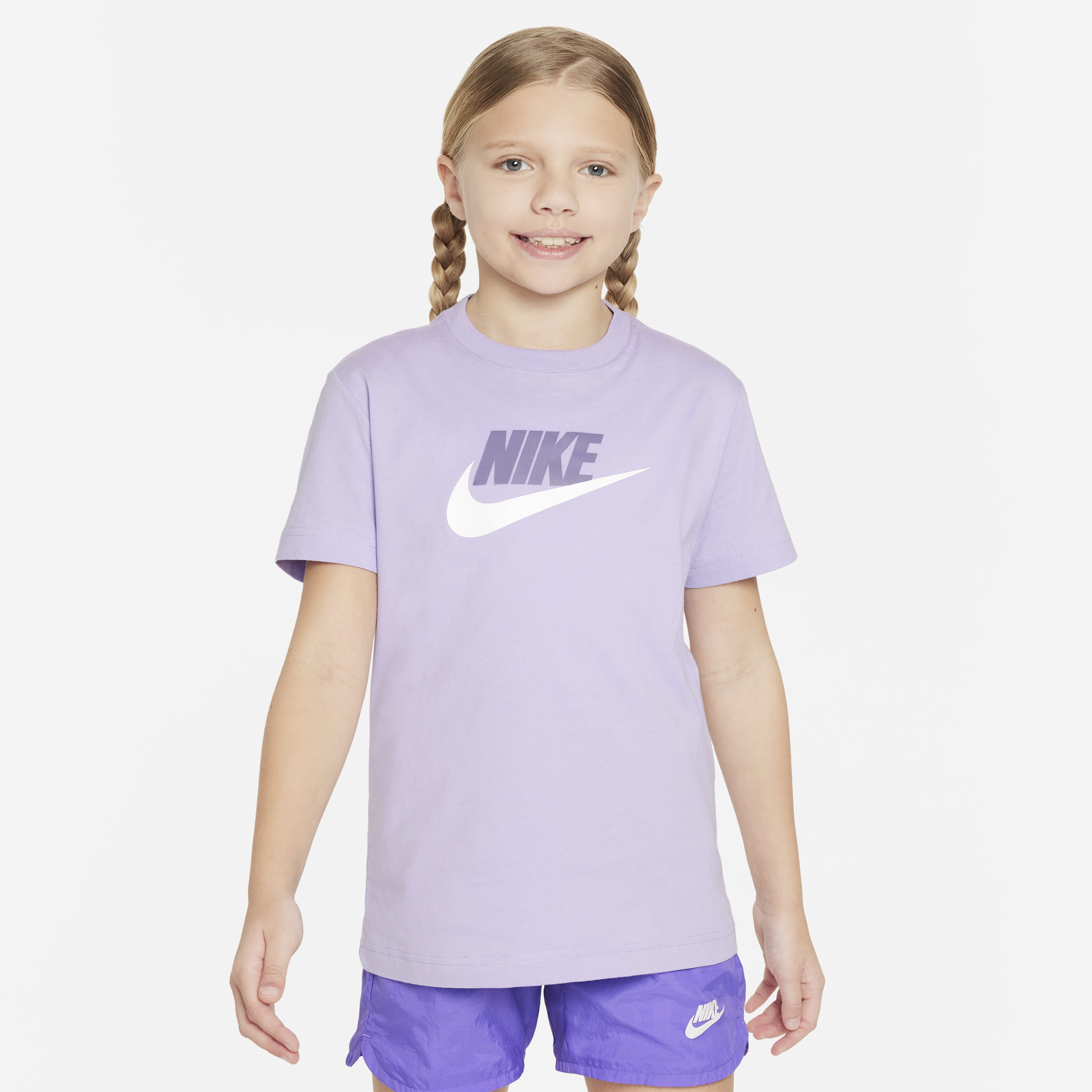 Girls purple nike shirt discount