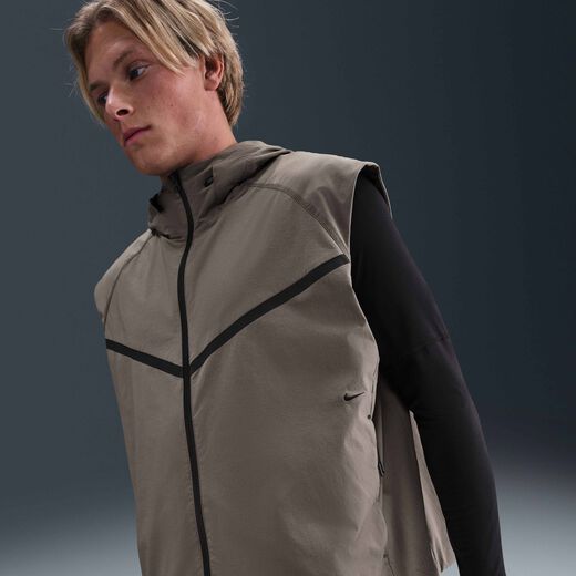 Men's Gilets Sale-Nike, Nike Tech, Men's Dri-FIT Woven Windrunner Gilet