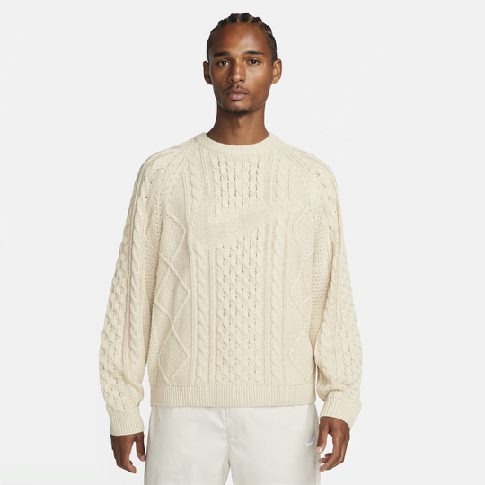 Shop Life Men s Cable Knit Jumper Nike KSA