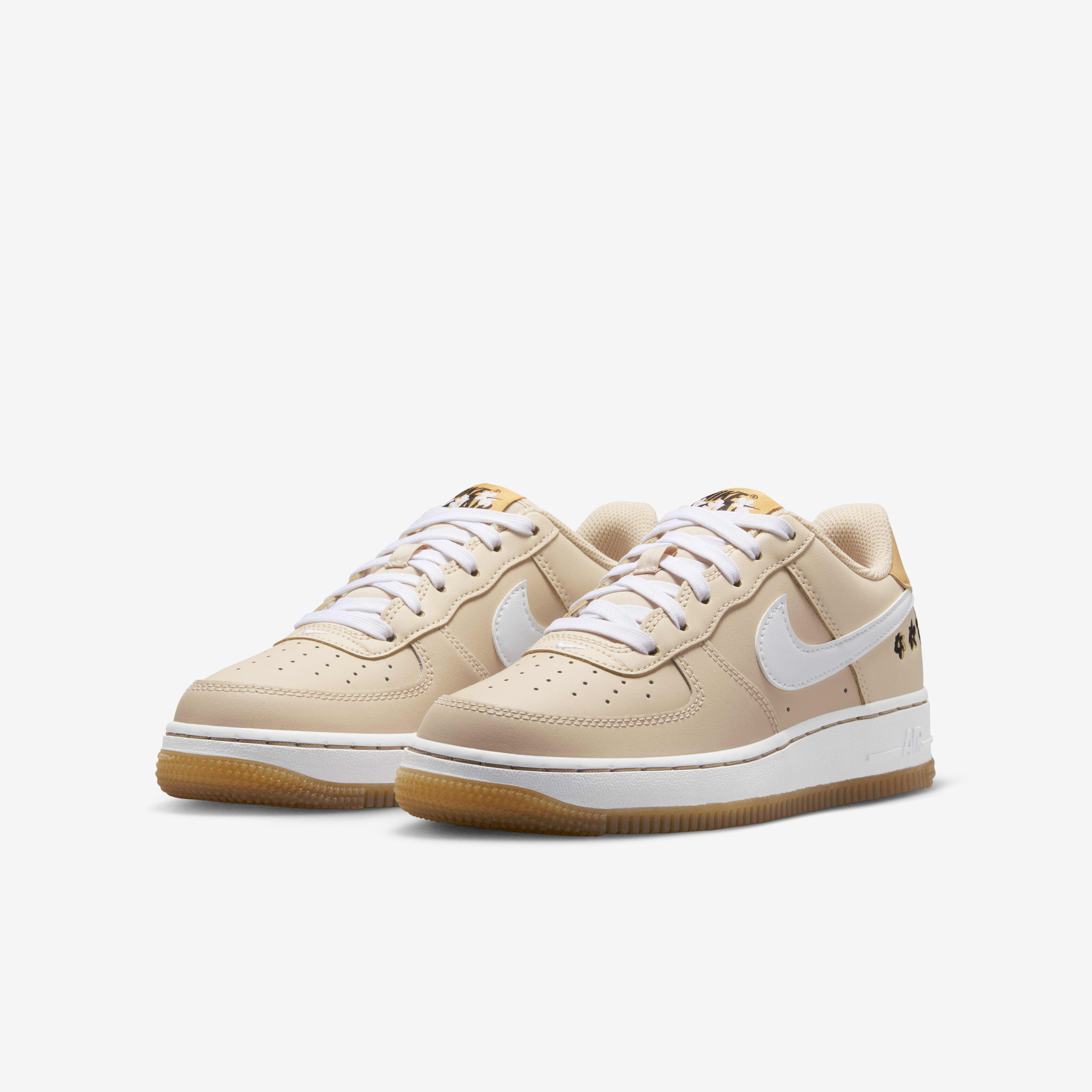 Nike air force 1 junior tan sale