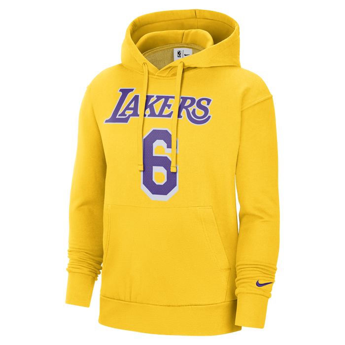 Shop Los Angeles Lakers Essential Men s Nike NBA Fleece Pullover