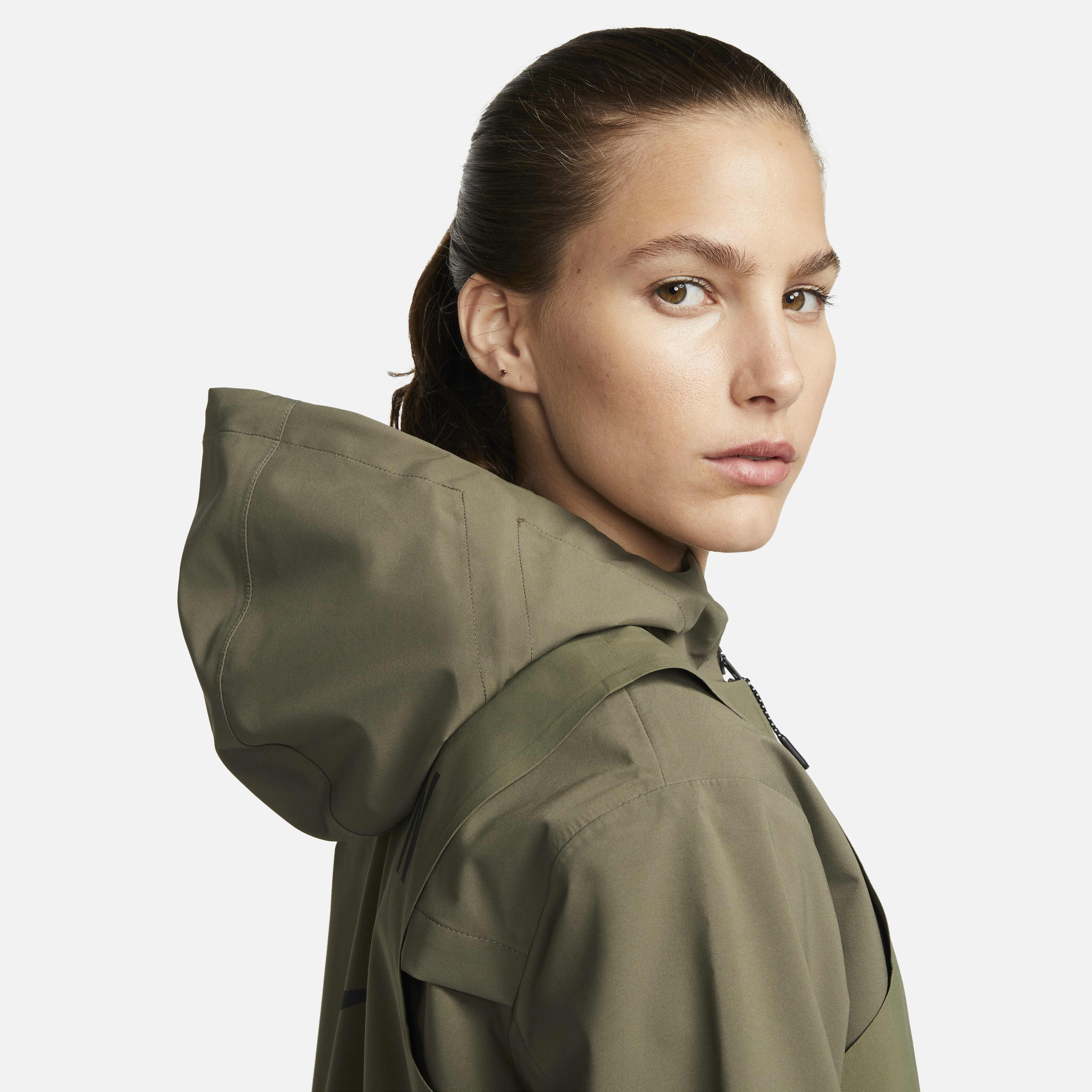 Buy Nike Storm FIT Run Division Women s Full Zip Hooded Jacket Medium Olive Nike Saudi Official