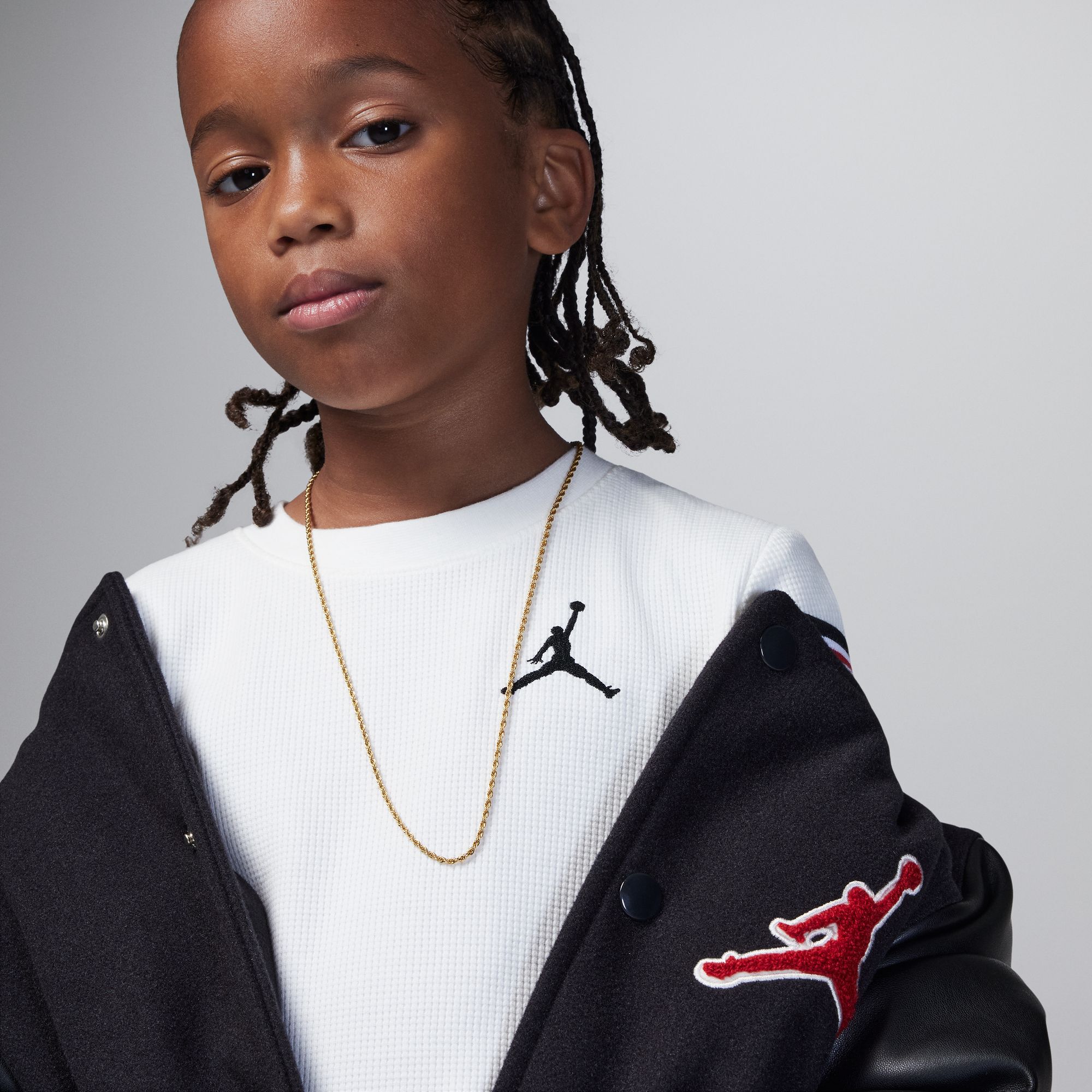 Jordan MJ Essentials Waffle Knit Long Sleeve Tee image number 1