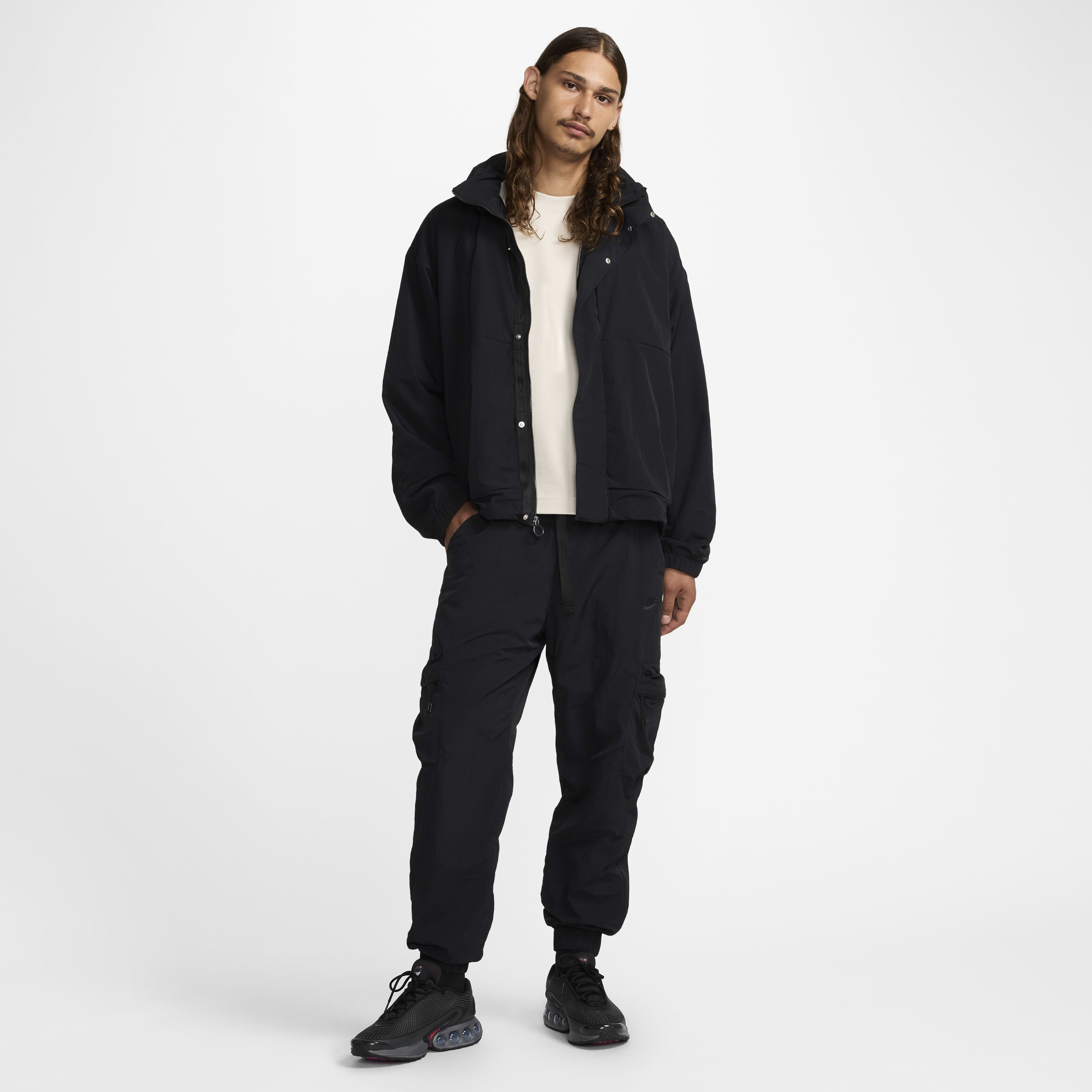 Buy Nike Tech Men's Woven Cargo Trousers - Black/Black
